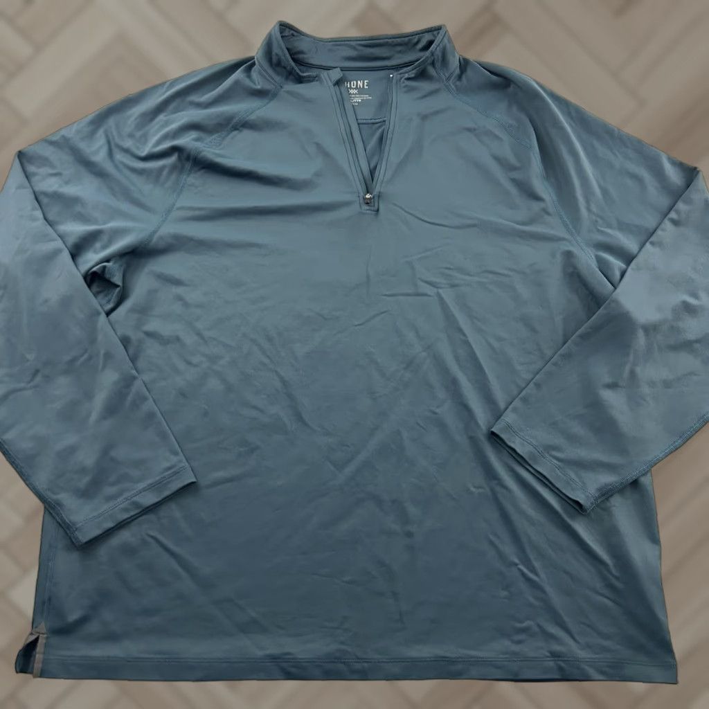 Rhone Rhone Pullover 1/4 Zip Athletic Jacket Men XXL Blue Size US XXL / EU 58 / 5 - 1 Thumbnail