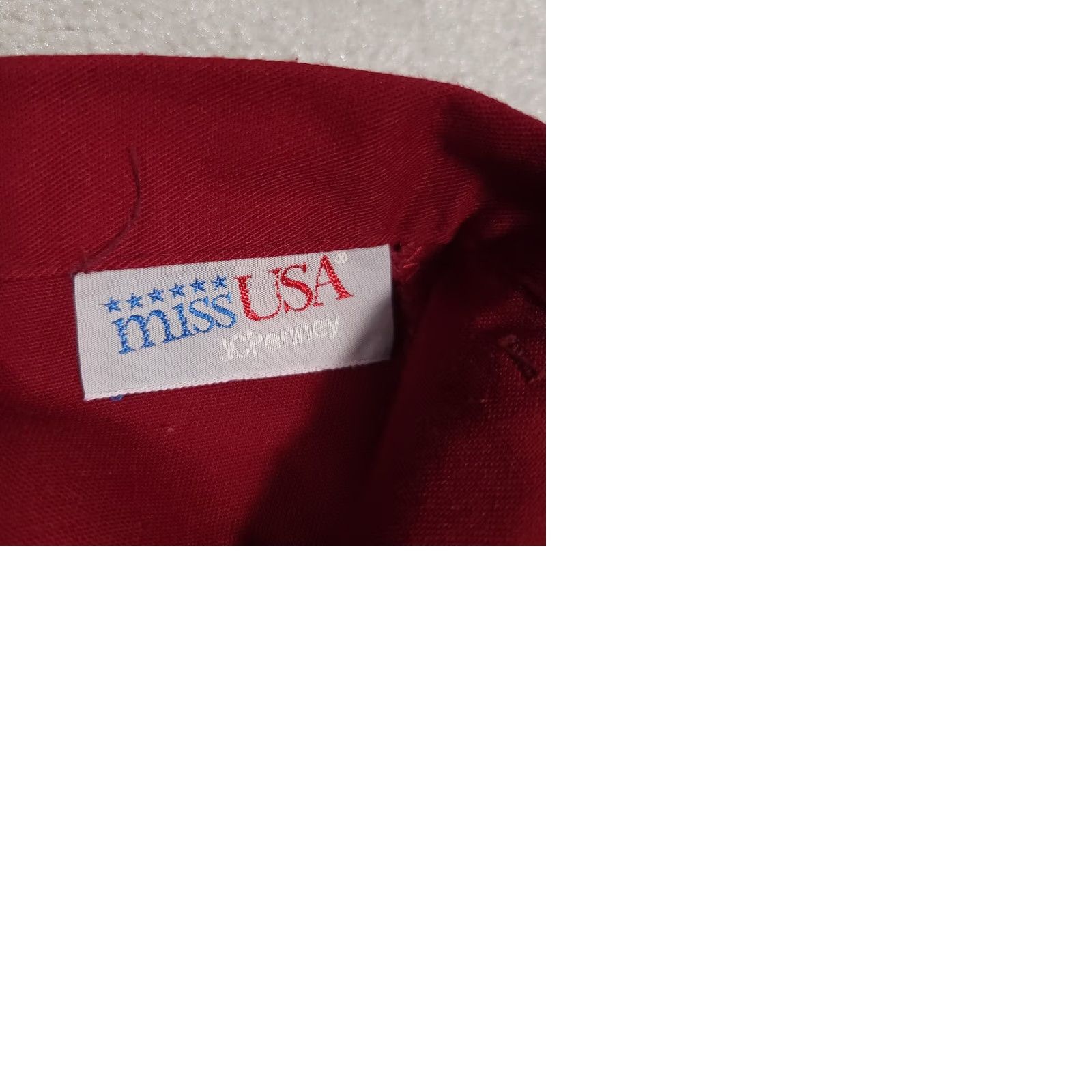 JCPenney VINTAGE JC Penney Dress Pants Trousers Women's 4 Red Pleated Wide-Leg 29in Inseam 26×29 Miss America Dress Pants Mens? No, Womens Size 27" / US 4 / IT 40 - 9 Thumbnail