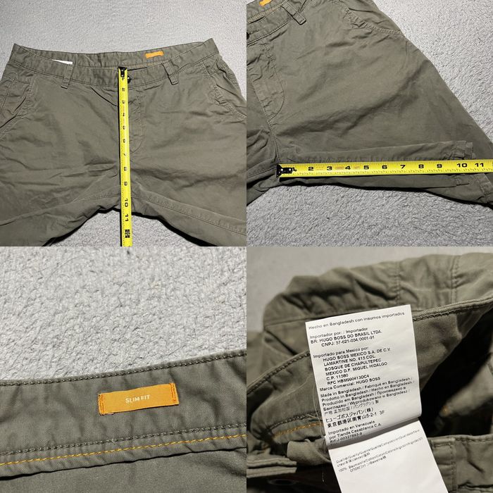 Hugo boss outlet orange chino shorts