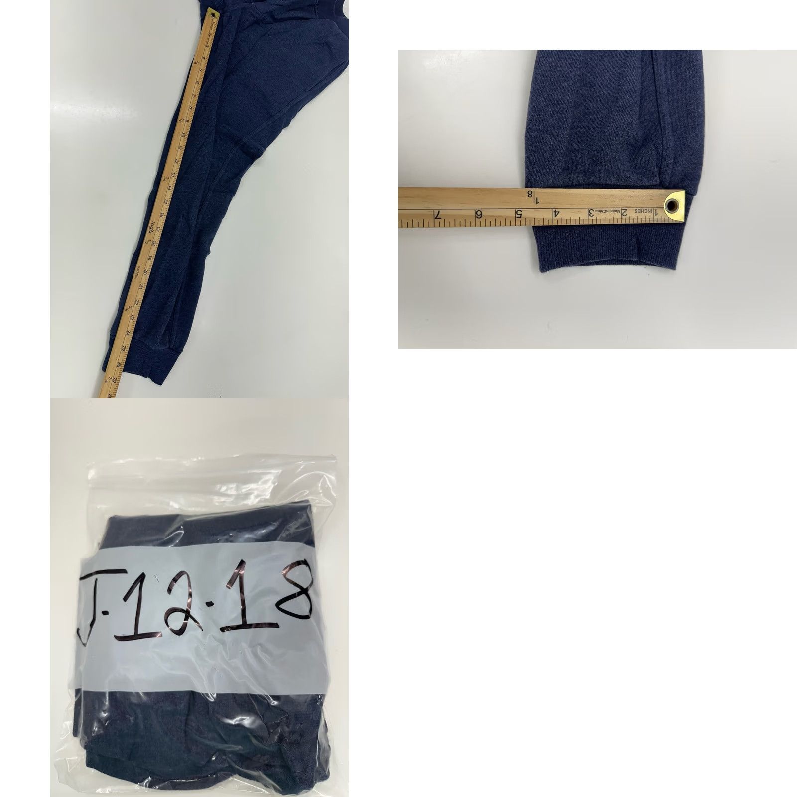 Vintage Goodfellow & Co Mens Pajama Pants Sweatpants Blue Drawstring Size Small Jogger Regular Rise 28in Inseam 26in Knit Cotton Polyester Front Pockets Size US 31 - 8 Thumbnail
