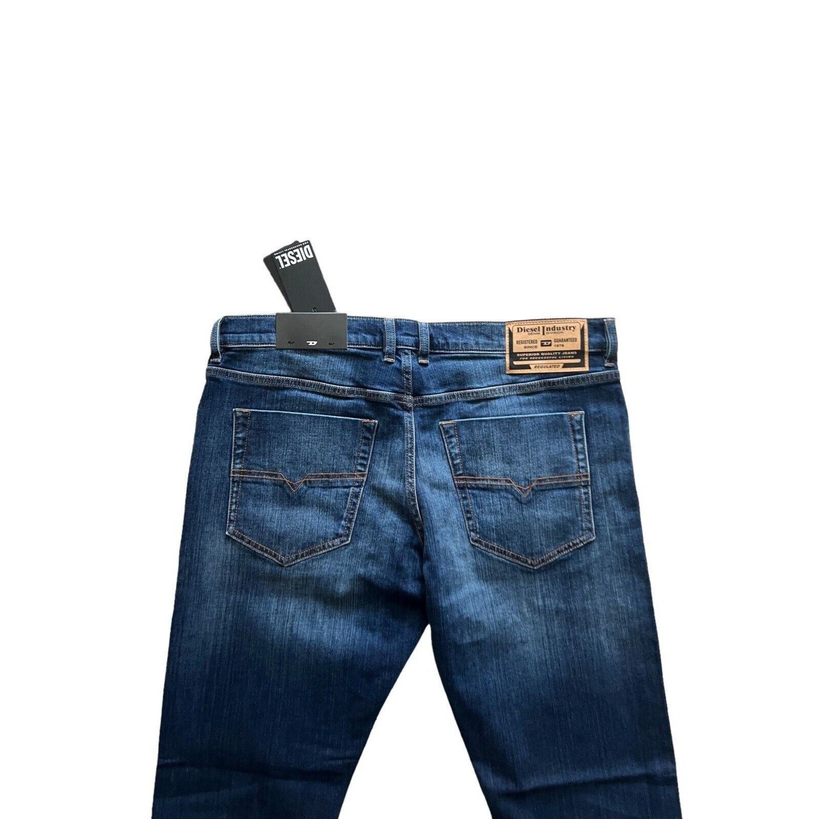 Diesel Diesel Mens Tepphar Slim Fit Jeans Blue $195 Size 36/32 Size US 36 / EU 52 - 4 Thumbnail