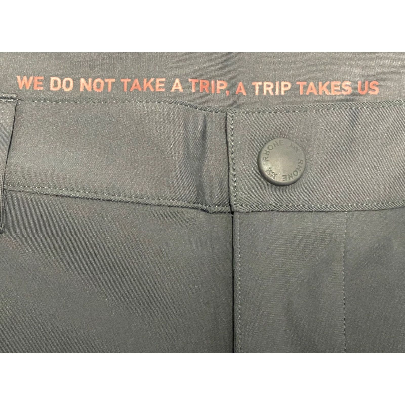 Rhone Rhone Commuter Pant Classic Mens Straight Size 28 Gray Polyester Flat Front 5-Pocket Zip Inseam 32.5 Travel Business Casual Chino Stretch Pants Size US 28 / EU 44 - 2 Thumbnail