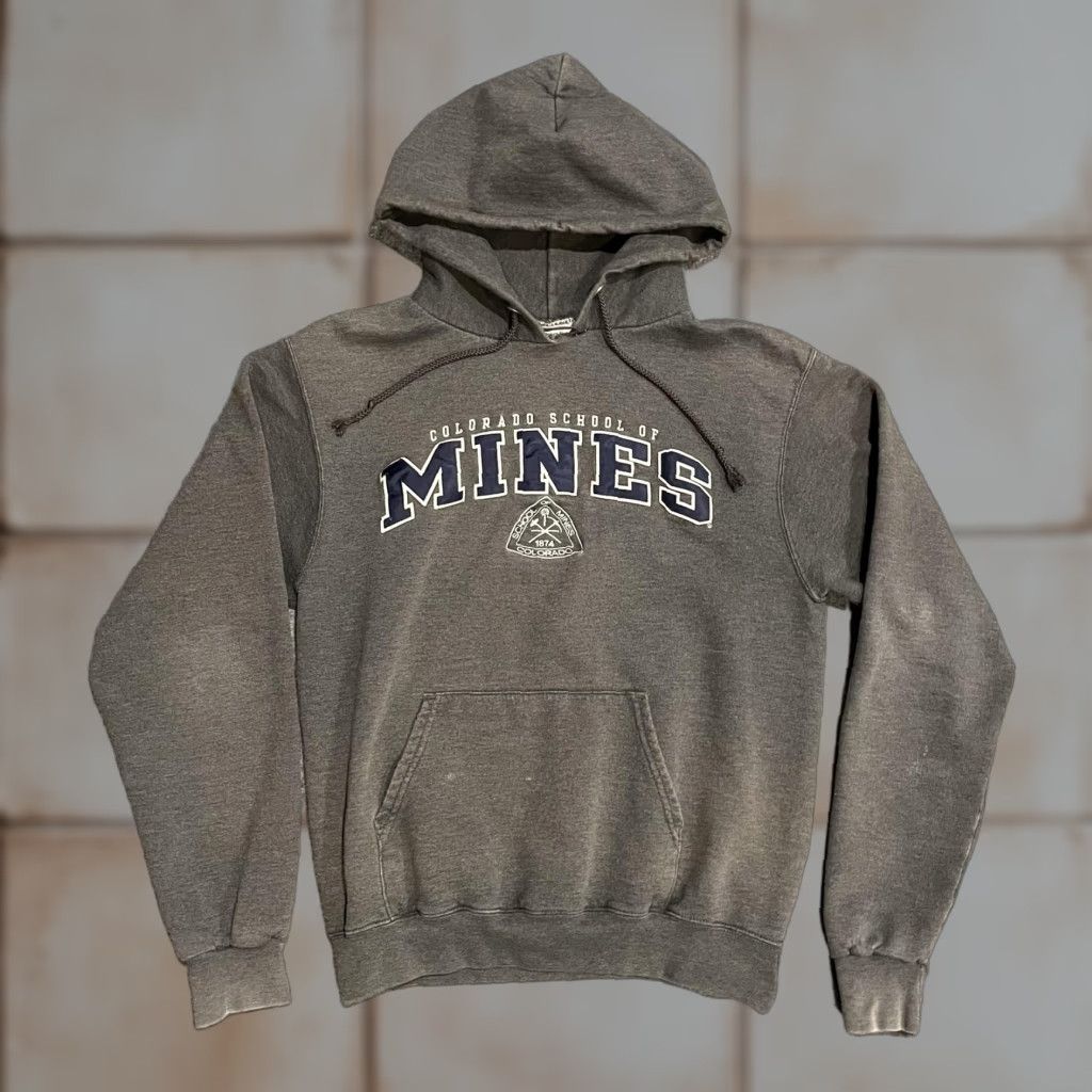 Champion Champion Hoodie Colorado School Of Mines Gray Small Mens Fleece Sweatshirt Size US S / EU 44-46 / 1 - 1 Thumbnail