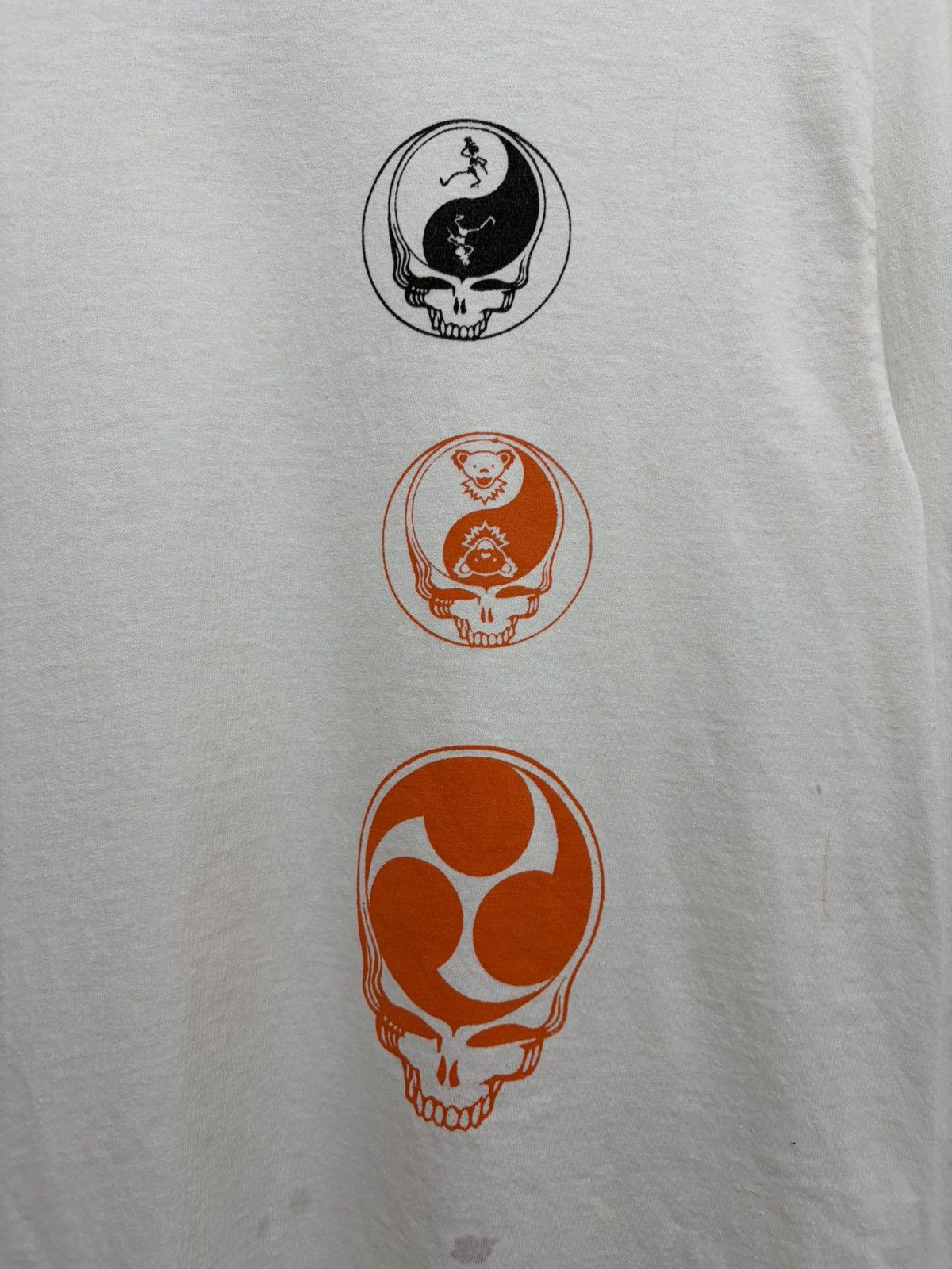 Grateful Dead 🔥 GD JERRY GARCIA CHARLES MANSON GLOW IN THE DARK LOGO LS Size US M / EU 48-50 / 2 - 7 Thumbnail
