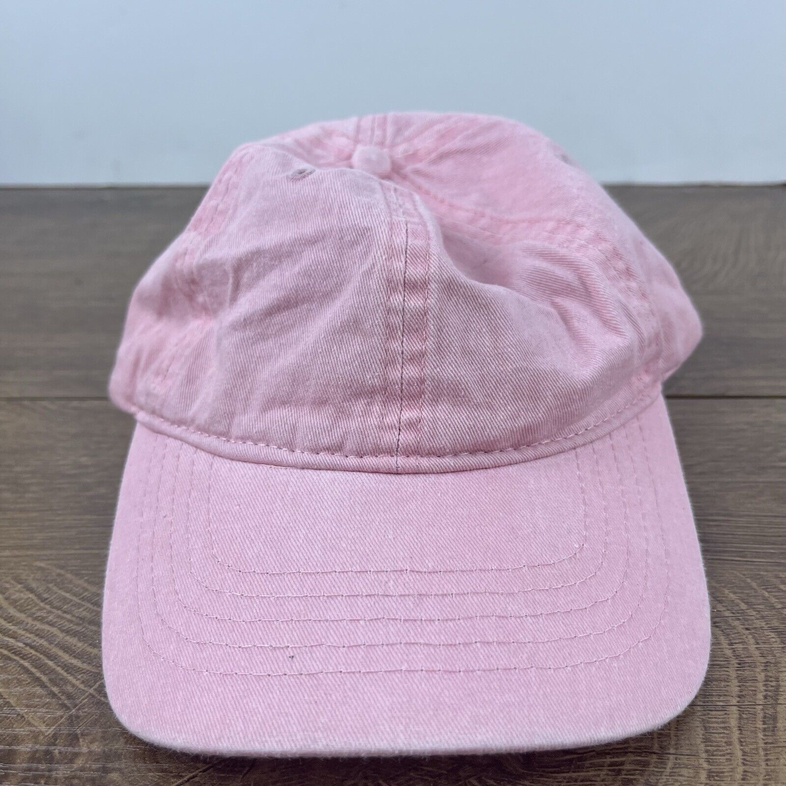 Other Plain Pink Hat Pink Cap Adjustable Pink Adult Size Hat Size ONE SIZE - 3 Thumbnail