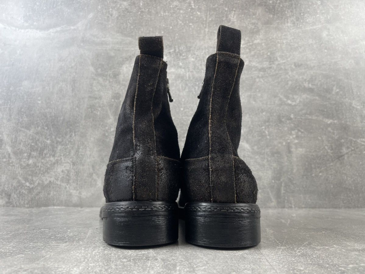 A1923 Avant Garde Handcrafted Zip C.C.Poell Style Suede Boots Size US 9 / IT 39 - 6 Thumbnail