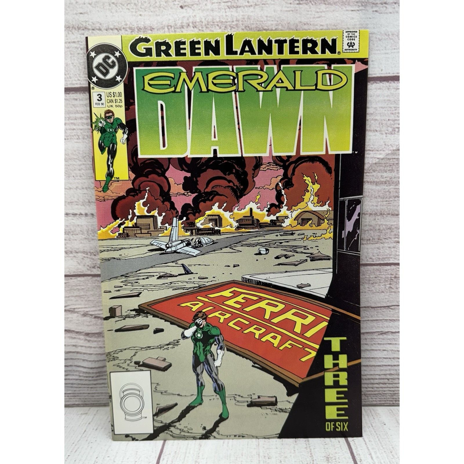 DC Comics DC Comics Green Lantern: Emerald Dawn Vol 3 of 6 Feb 1990 NM Size ONE SIZE - 1 Thumbnail