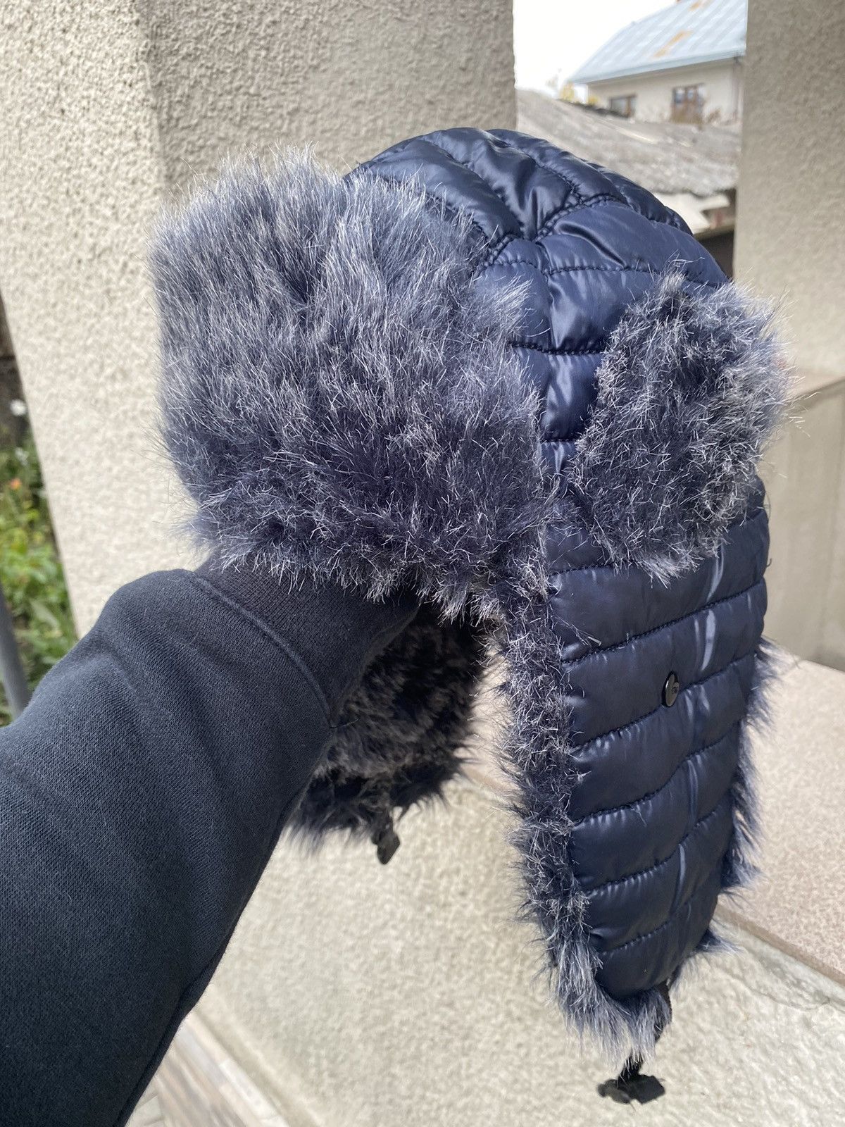 Hysteric Glamour × Vintage Crazy Y2k Mohair Fuzzy Hat Ushanka Punk Puffer Size ONE SIZE - 2 Thumbnail