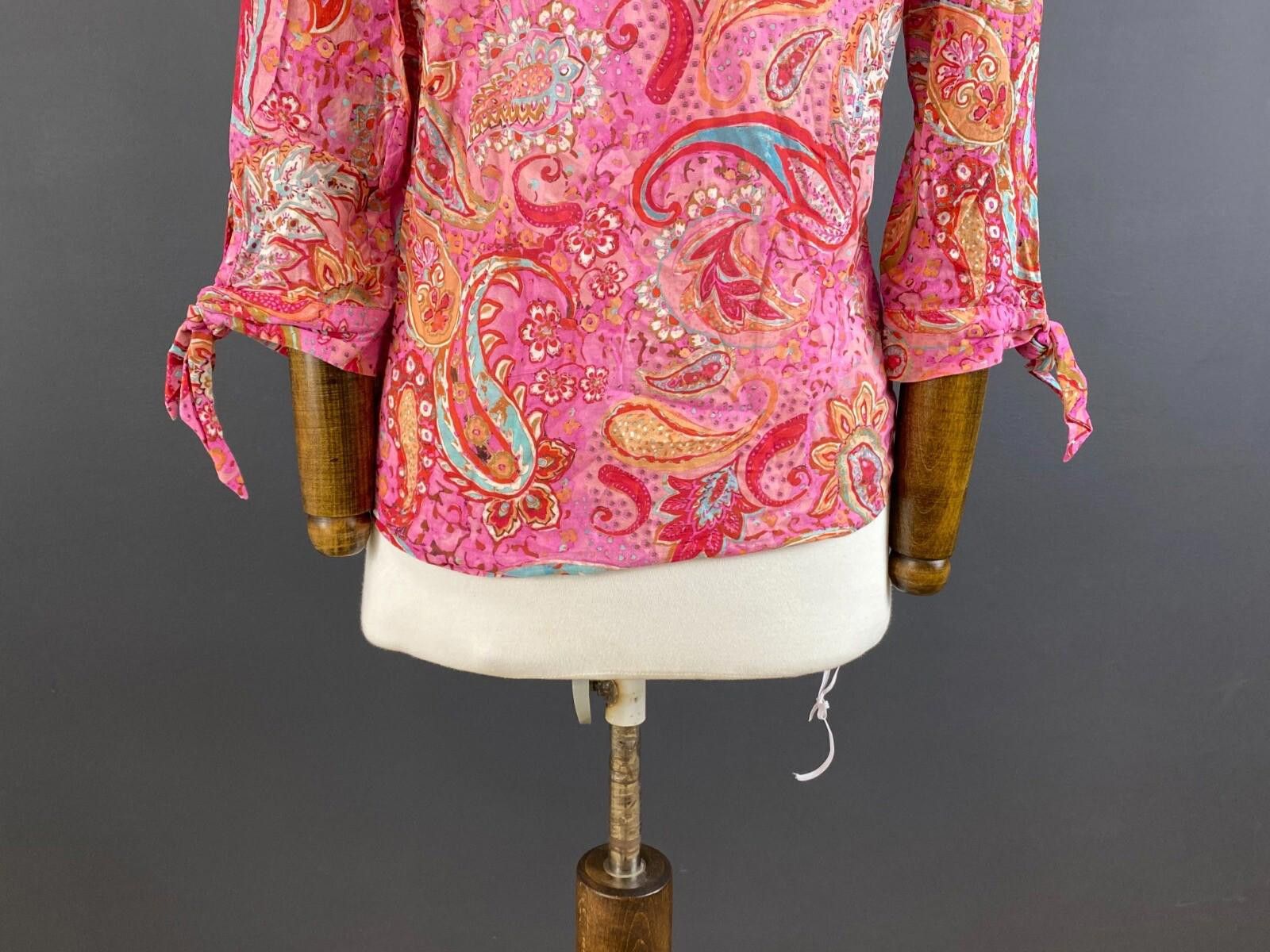Designer Emily Van Den Bergh Multicolor Paisley Shirt Sz 36 / S Size M / US 6-8 / IT 42-44 - 8 Thumbnail