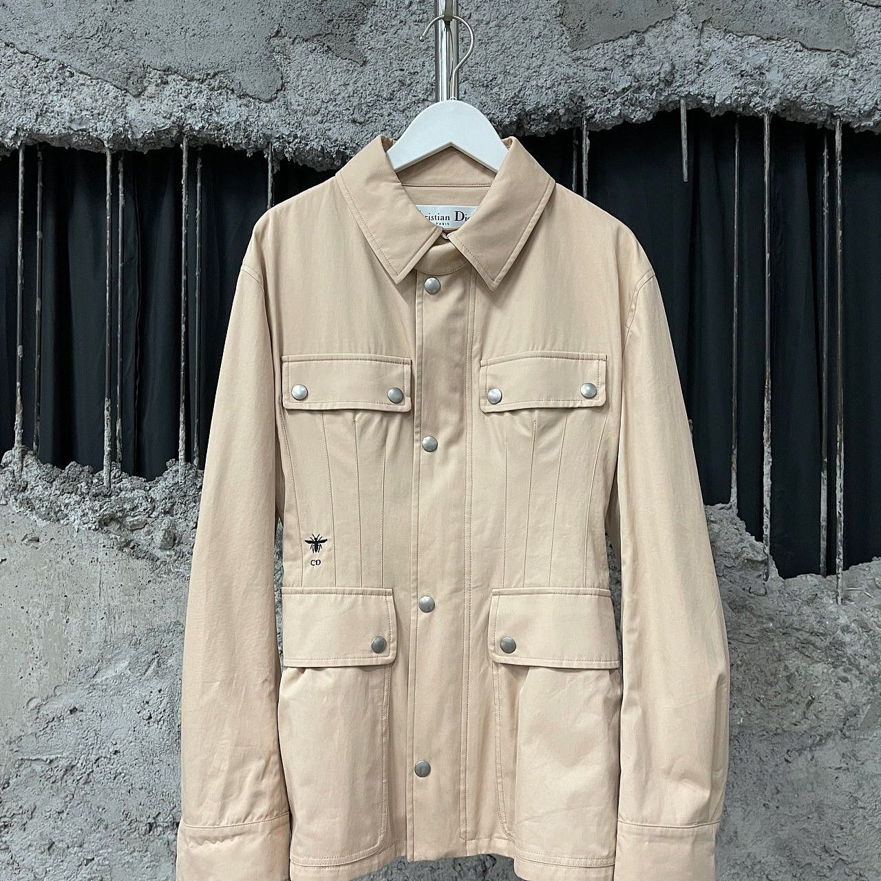Dior Dior Bee Logo Cotton Jacket Size IT 40 Size S / US 4 / IT 40 - 1 Thumbnail