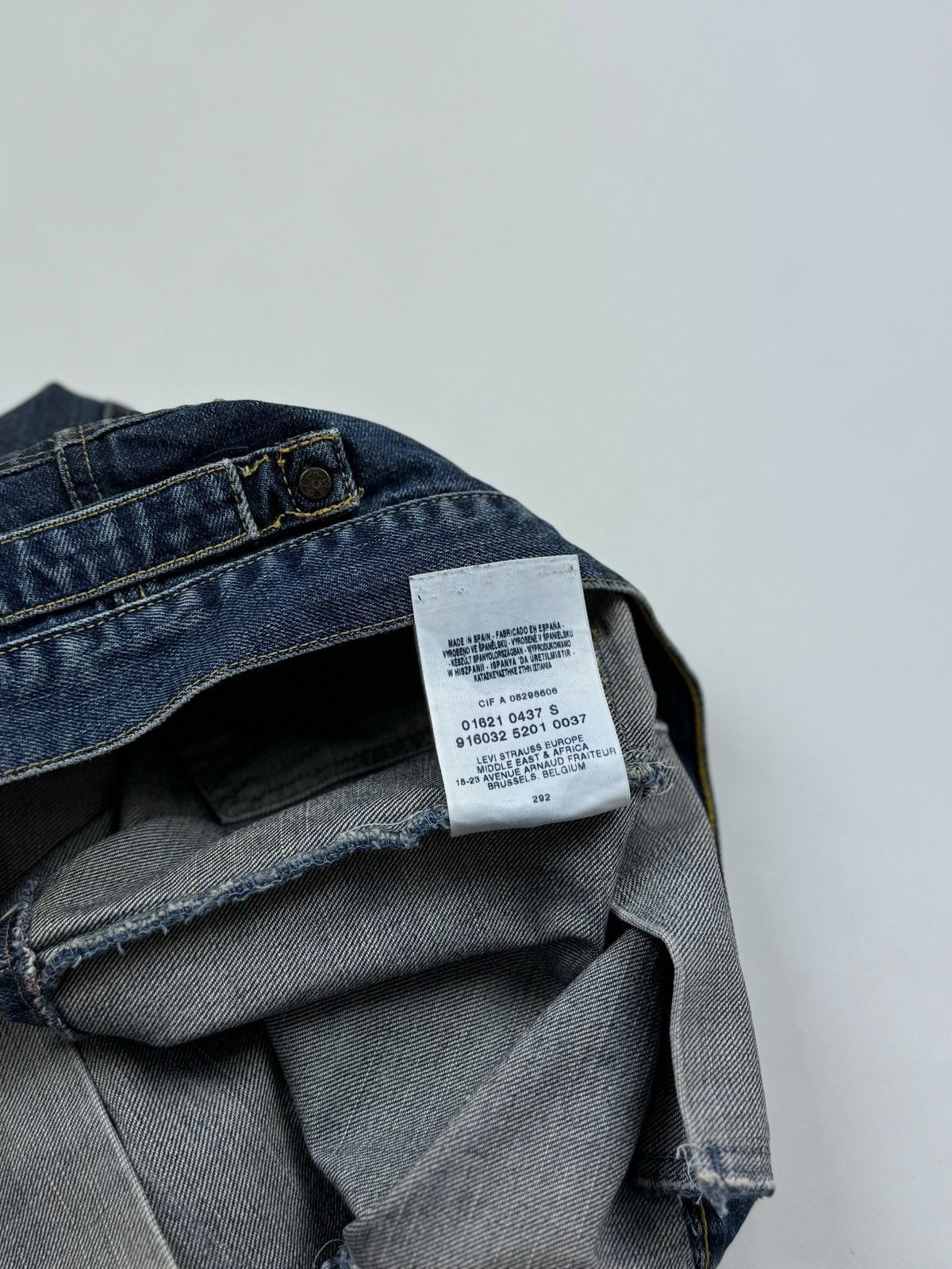 Levi's Y2K Vintage Levi’s 621 Mini Jeans Skirt Size 30" / US 8 / IT 44 - 6 Thumbnail