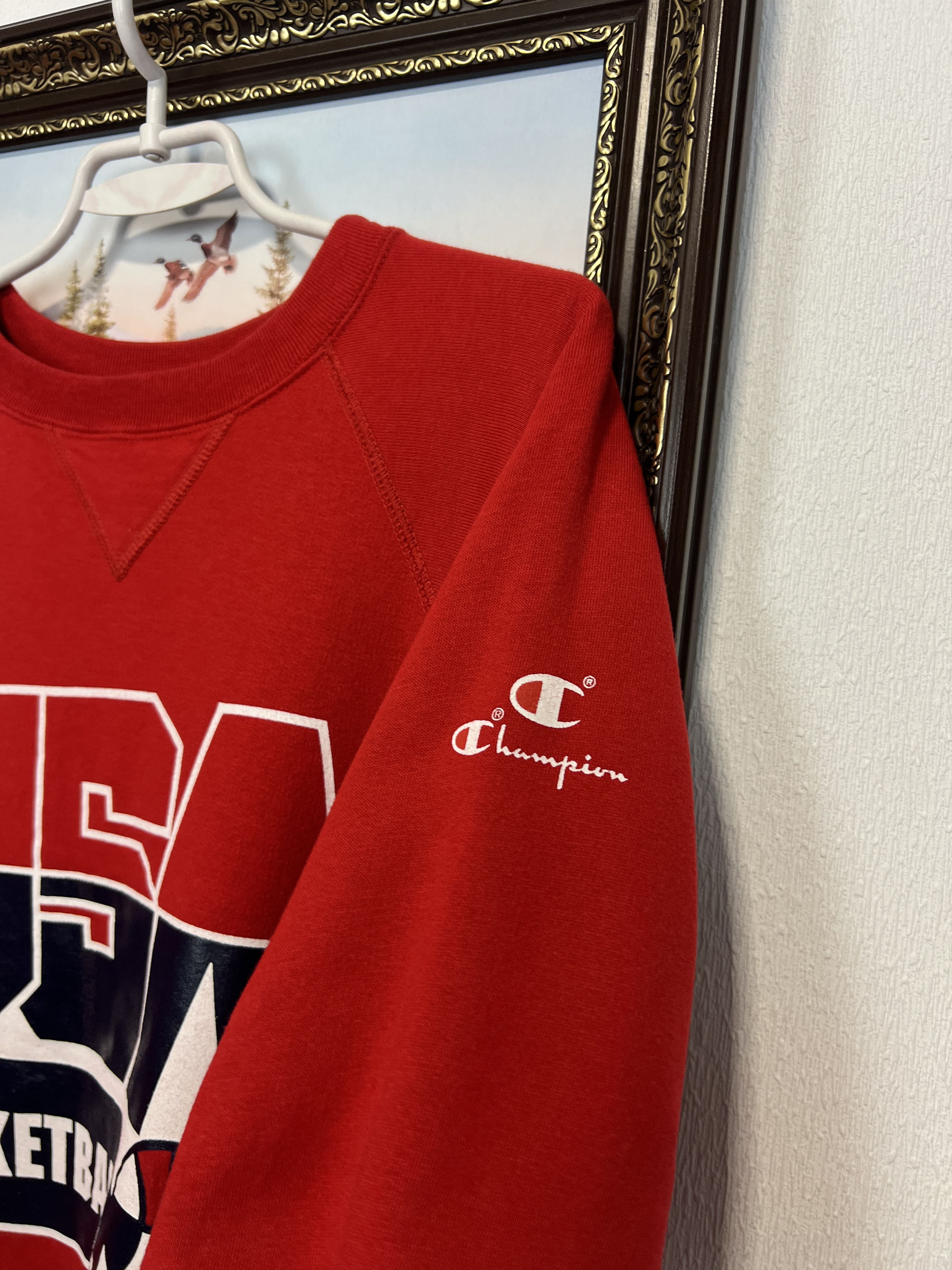 Champion Vintage Champion USA Basketball Team Sweatshirt Crewneck Size US L / EU 52-54 / 3 - 4 Thumbnail