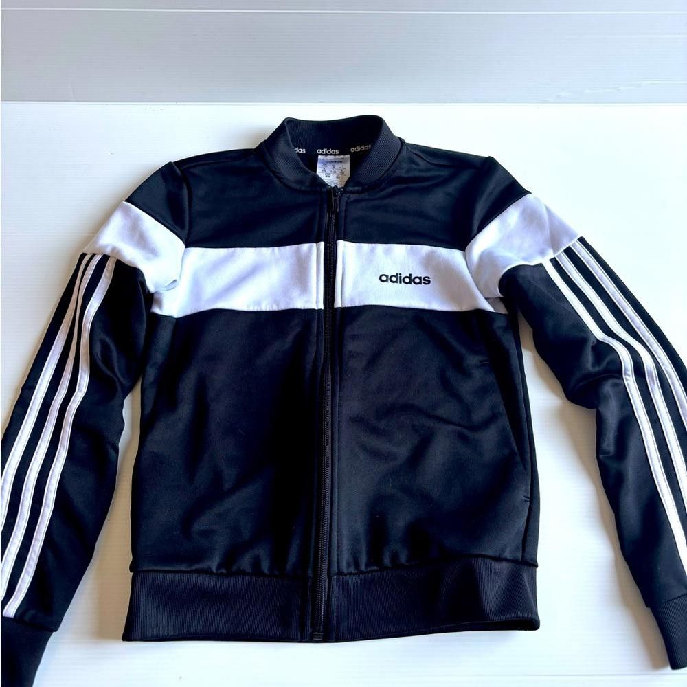 Adidas Black and White Tree Stripes Adidas Children's Vest Size 12 Size US XXS / EU 40 - 1 Thumbnail