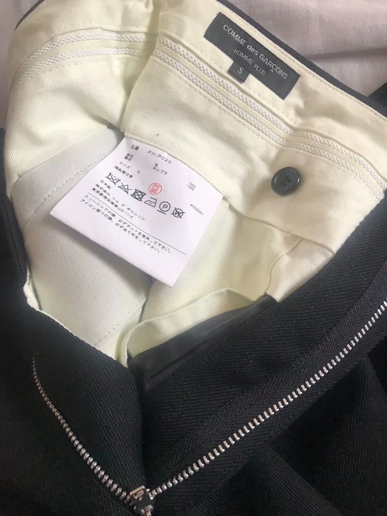 Comme des Garcons Comme Des Garcons SBlack straight wool pants 2502-Nextarrow Size US 27 - 3 Thumbnail