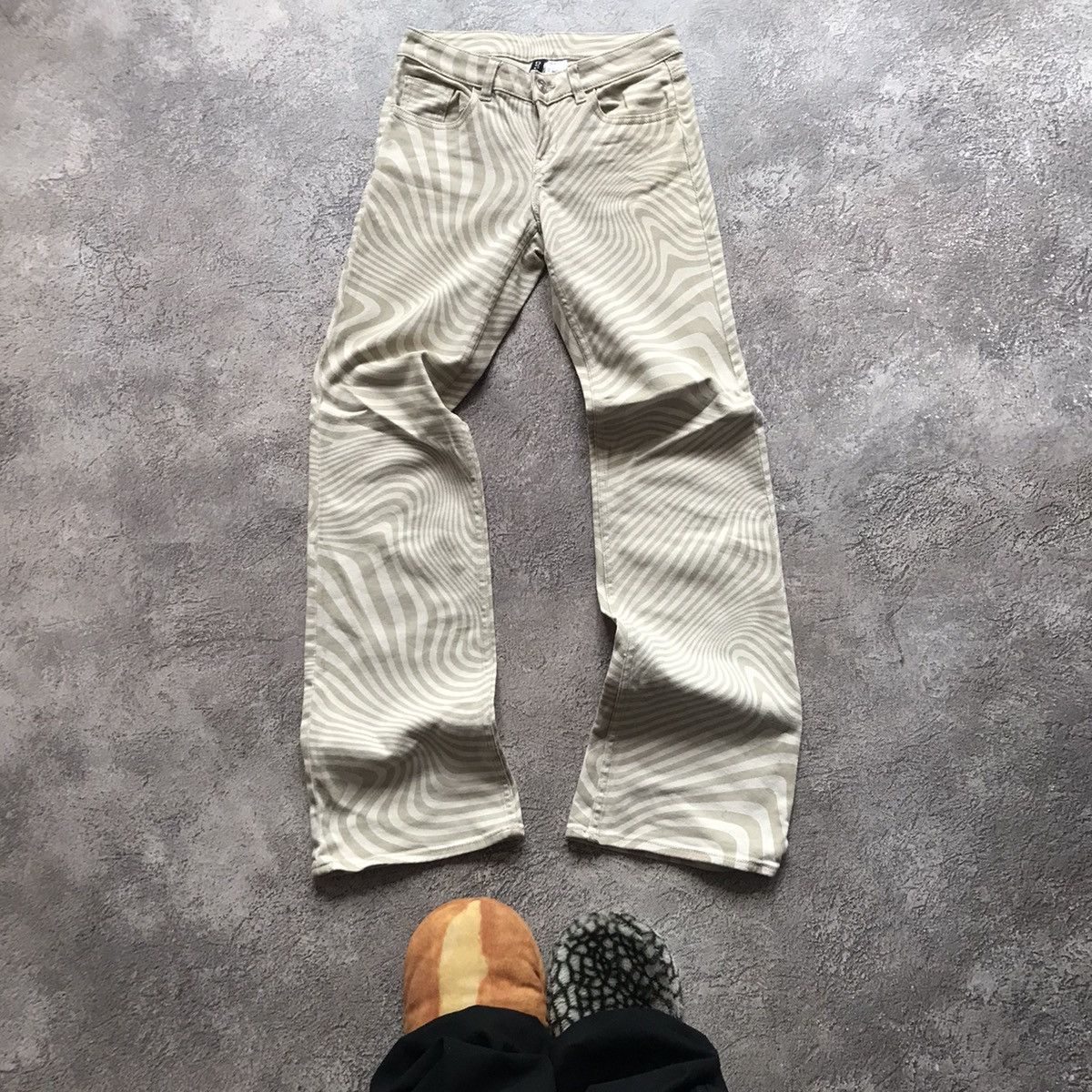 Vintage Vintage 90s Distressed Baggy Cargo Pants Grunge Japan 27 Size 27" / US 4 / IT 40 - 2 Thumbnail