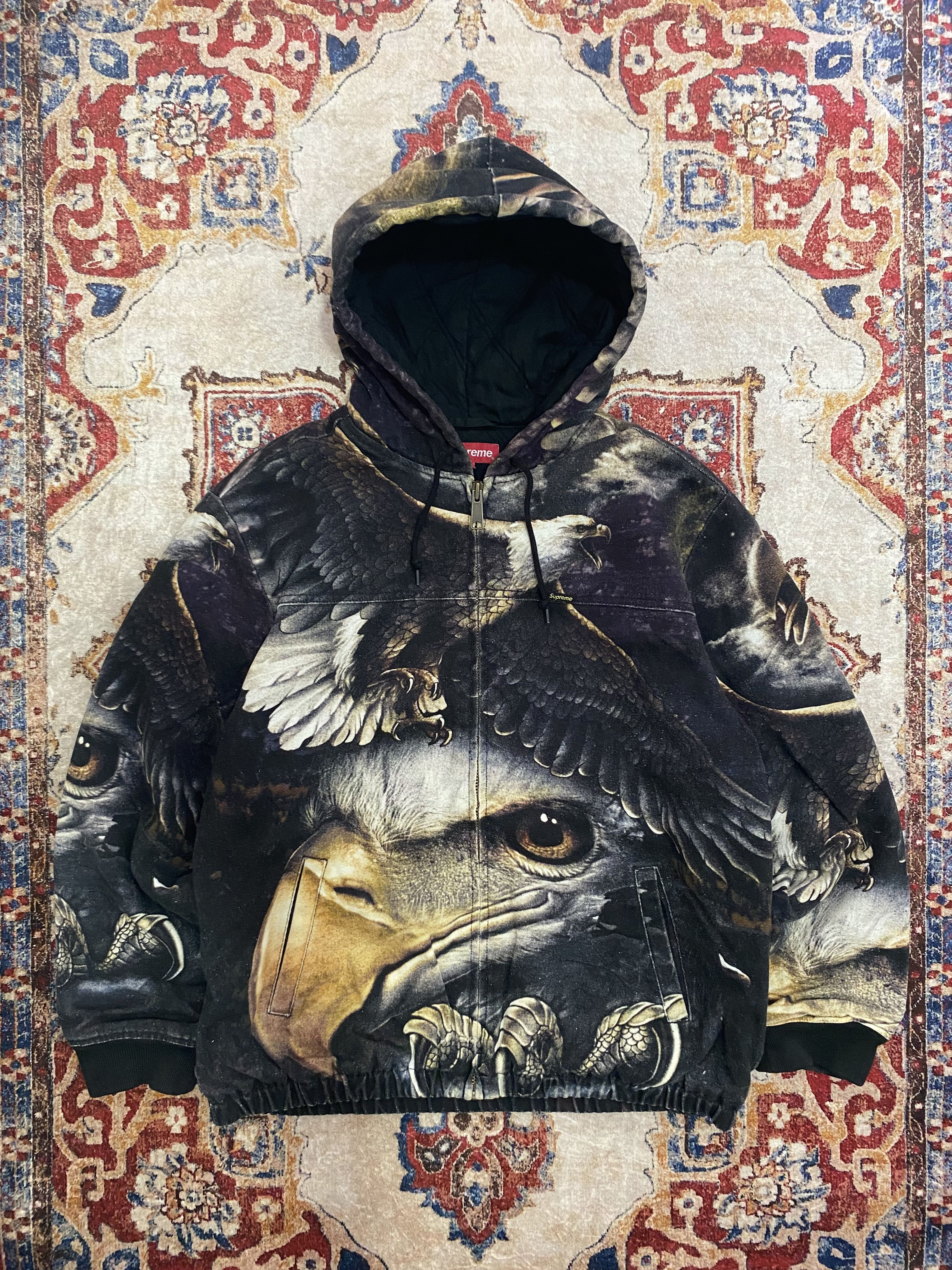 Supreme Supreme Eagle Hooded Work Jacket Size US M / EU 48-50 / 2 - 1 Thumbnail