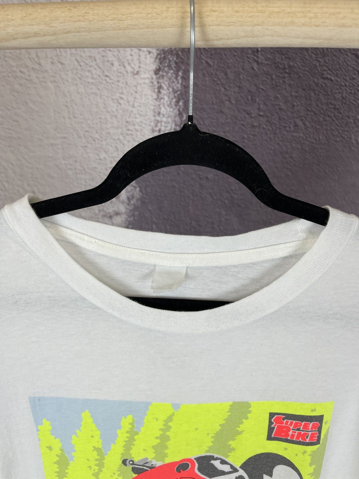 Vintage Super Bike vintage 1991 Phase one endurance SPA tee shirt Size US L / EU 52-54 / 3 - 6 Thumbnail