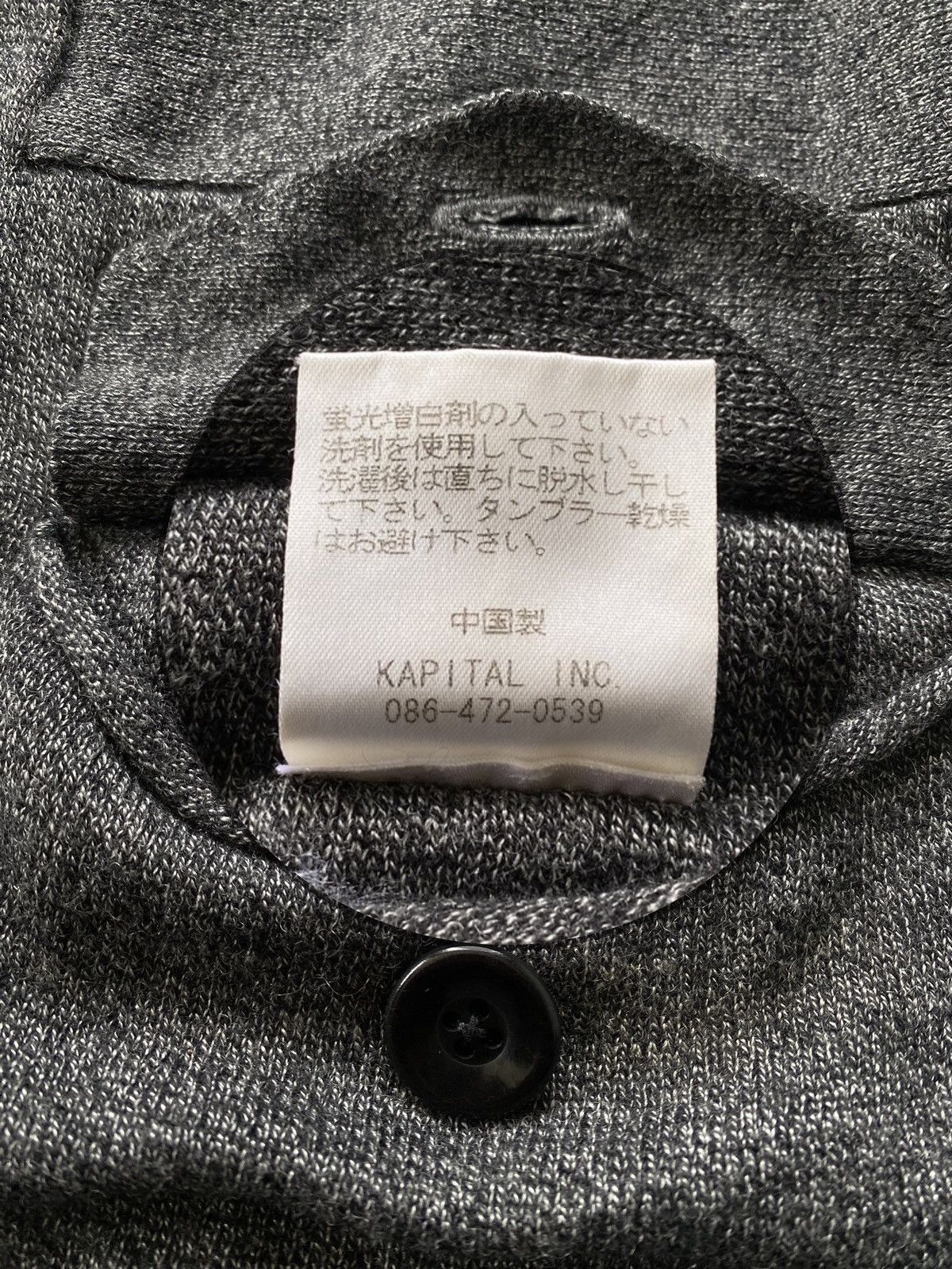 Kapital Kountry Unisex wear Kapital Salt And Pepper Cardigan Size US S / EU 44-46 / 1 - 7 Thumbnail