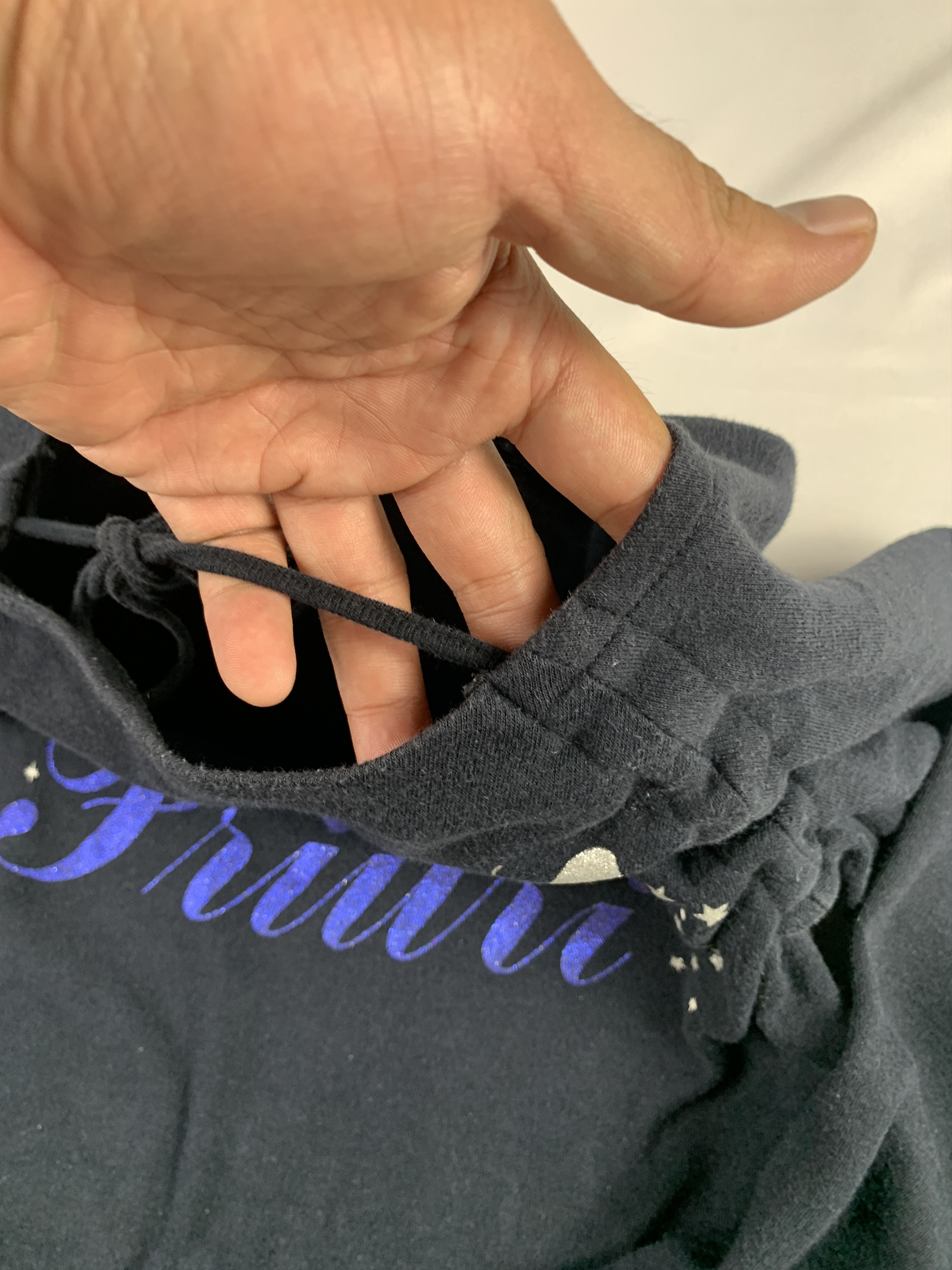 Japanese Brand 2000s Priuri Black Drawstrings Bowtie Tee (M) Size M / US 6-8 / IT 42-44 - 7 Thumbnail
