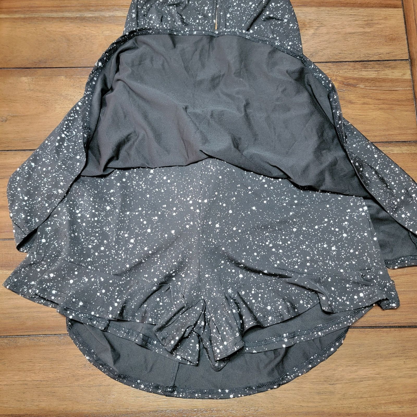 Other Shien 1 Pc Black w/ Silver Speckle Ladies Swimsuit - Size XL Size XL / US 12-14 / IT 48-50 - 4 Thumbnail