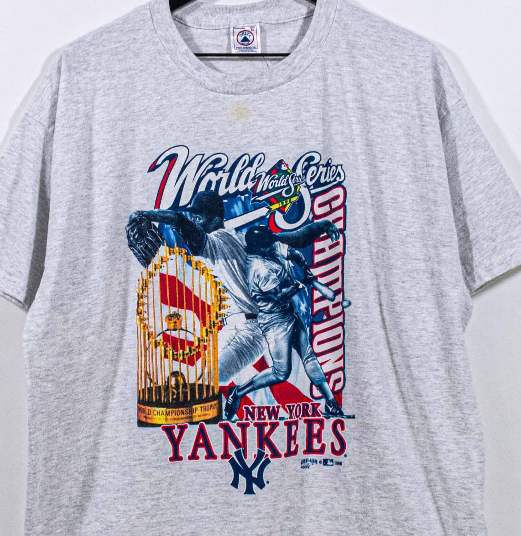 New York Yankees 1998 World Series Champions T-Shirt VTG NY 
