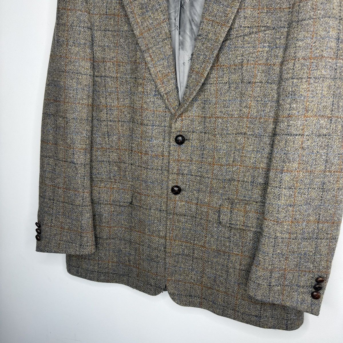 Harris Tweed Vintage Harris Tweed Blazer Tweed Jacket Wool Gray Oldmoney Size US L / EU 52-54 / 3 - 5 Thumbnail