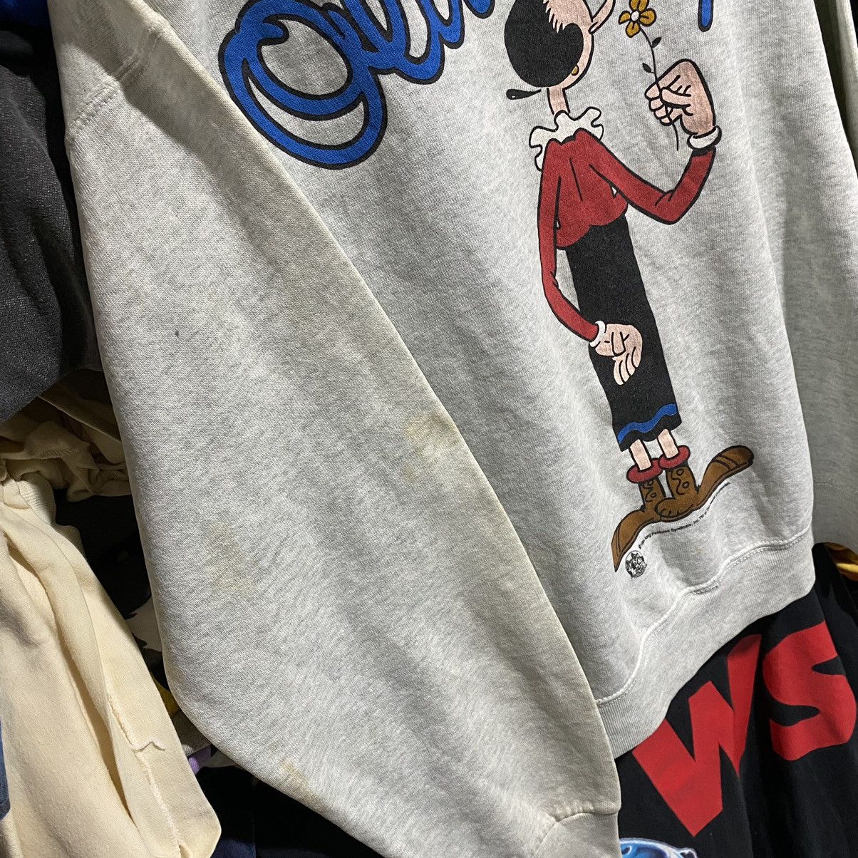 Cartoon Network Vtg 90S OLIVE OYL POPEYE Sweatshirt Size US M / EU 48-50 / 2 - 11 Thumbnail