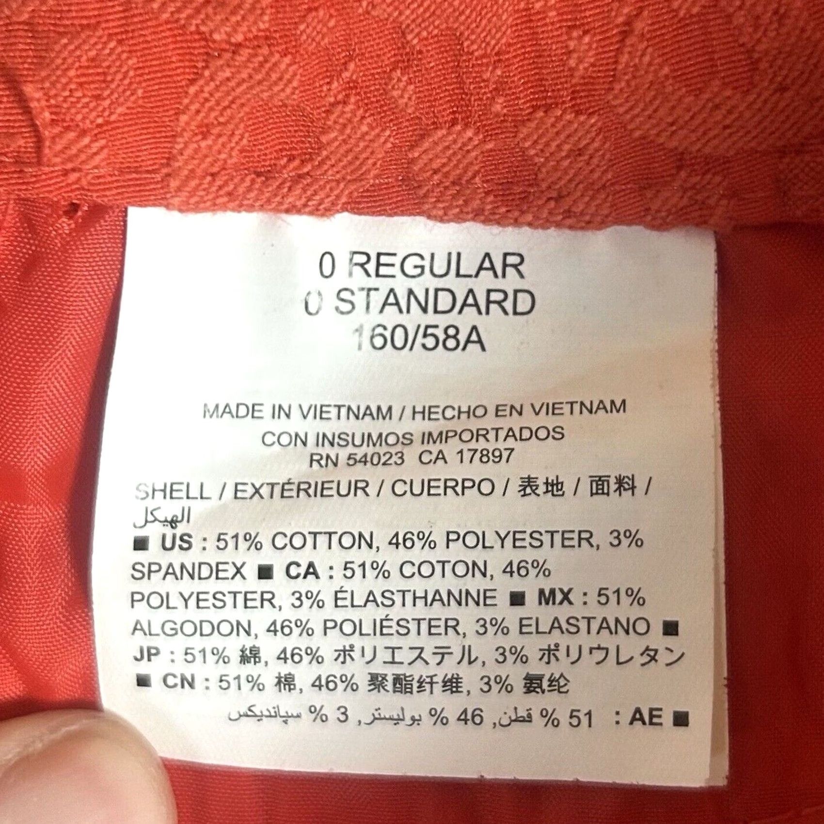 Old Navy Old Navy Pixie Work Pants Womens Size 0 Regular Orange Textured Workwear Office Crop Ankle Pants Womens Size 25" / US 0 / IT 36 - 4 Thumbnail