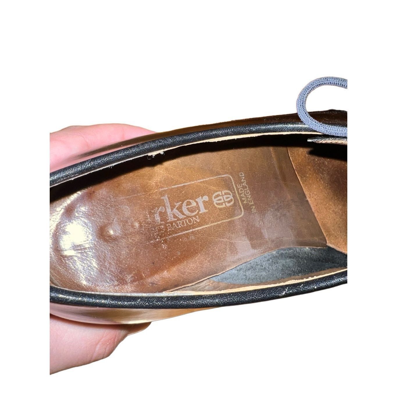 Barkers Barkers Shoes Handmade Black 2 Eyelet Derby Dress Shoes 9.5 Size US 9.5 / EU 42-43 - 7 Thumbnail