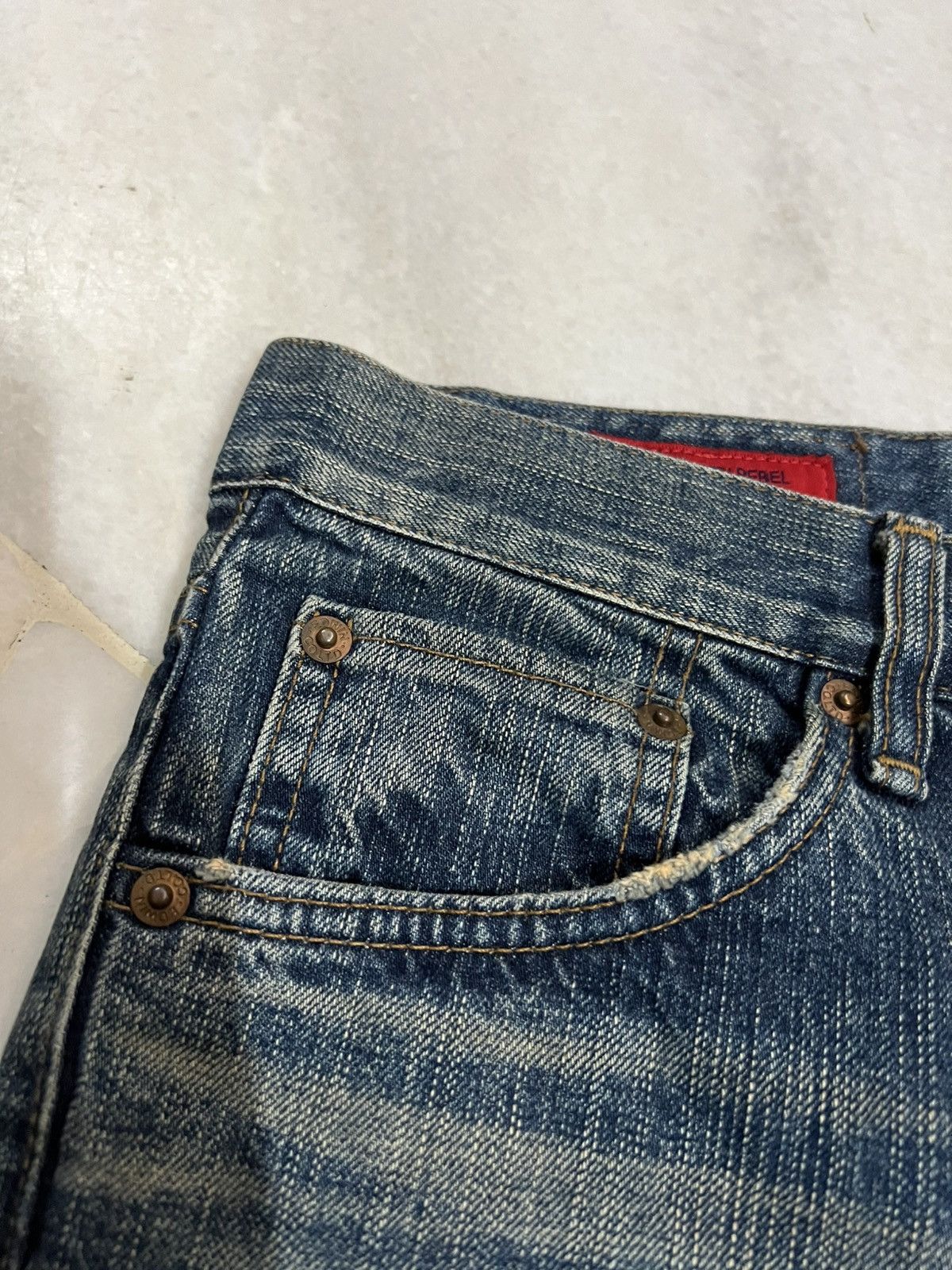 Edwin × If Six Was Nine × Tornado Mart 🌈Flare 90’s style Edwin 503 Rebel Boot Cut Washed Jeans Size US 32 / EU 48 - 9 Thumbnail