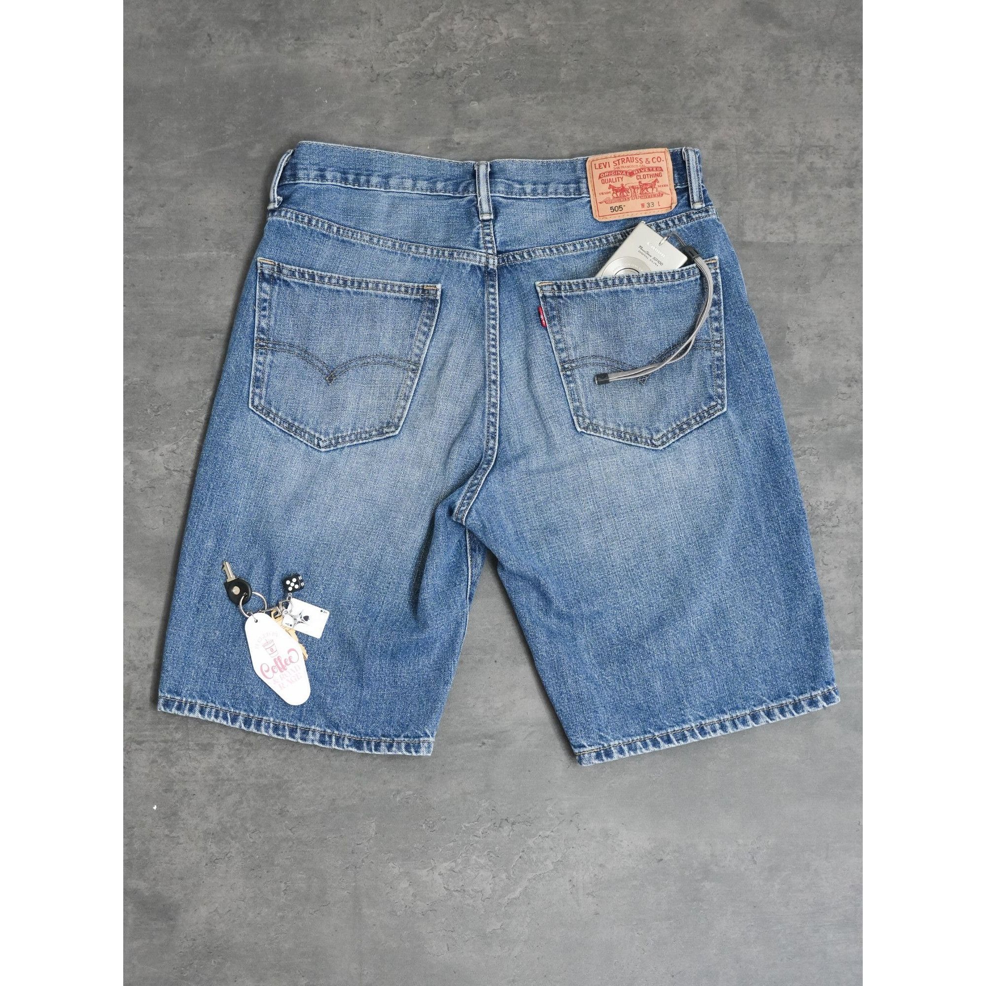 Levi's Levis 505 Denim Jorts Size 32" / US 10 / IT 46 - 2 Thumbnail