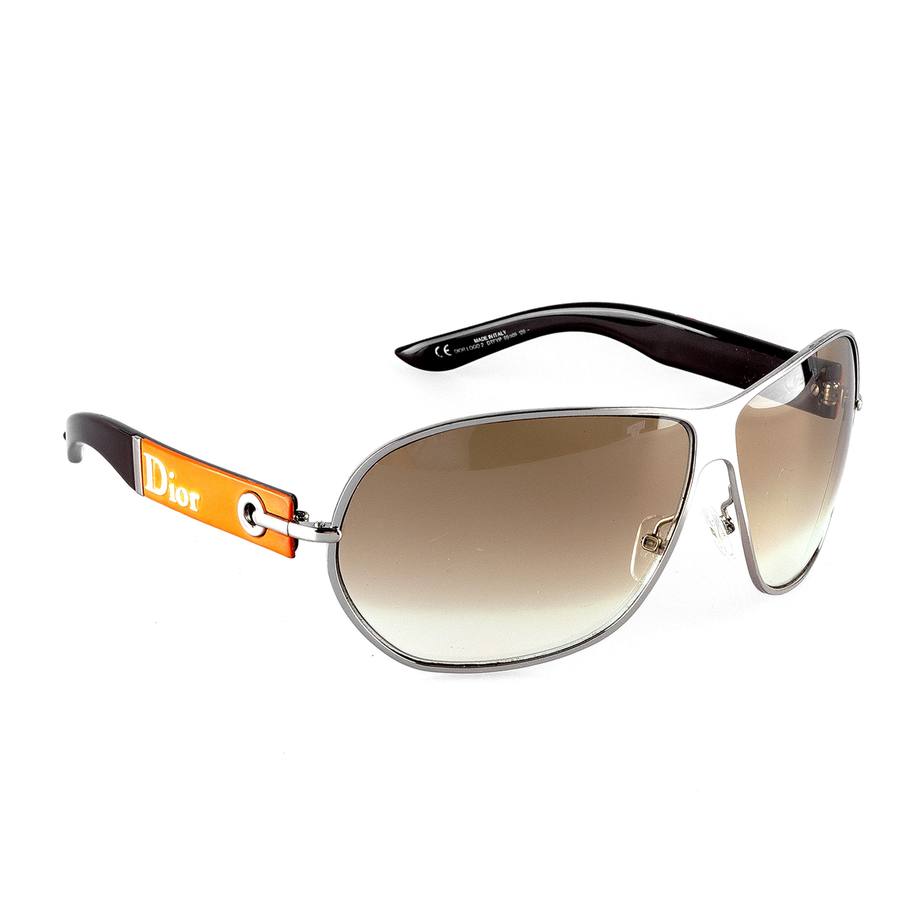 Dior Dior “Dior Logo 2” DTFYP Black/Orange Sunglasses Size ONE SIZE - 5 Thumbnail