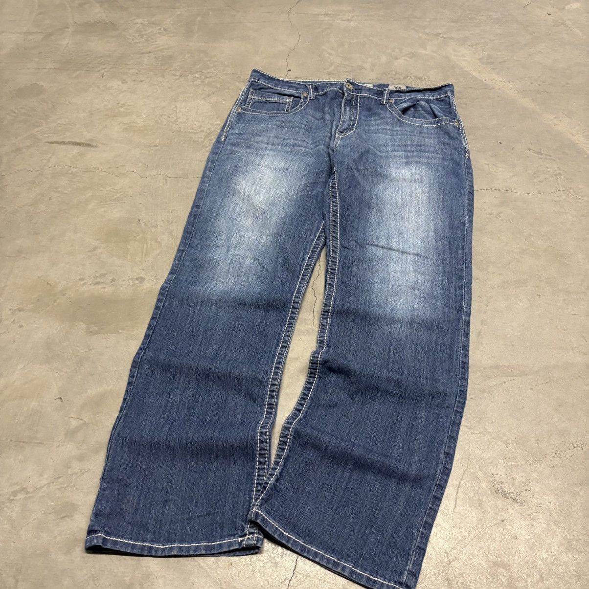 BKE Vintage Y2K Faded Bootcut Denim Jeans 36x31 Size US 36 / EU 52 - 4 Thumbnail