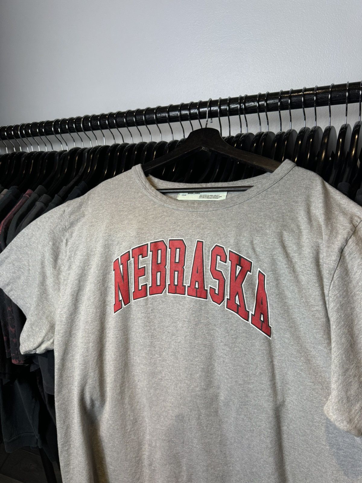 Off-White Nebraska T-Shirt Tee Big XXL