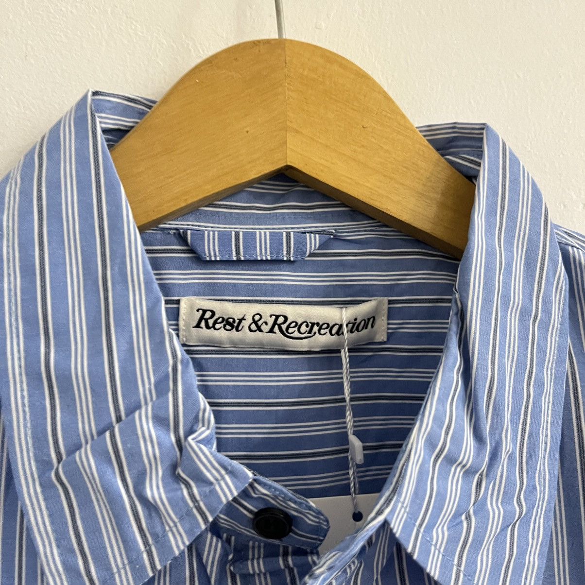 Japanese Brand Rest And Recreation Striped City Boy Oversized Shirt Size US S / EU 44-46 / 1 - 4 Thumbnail