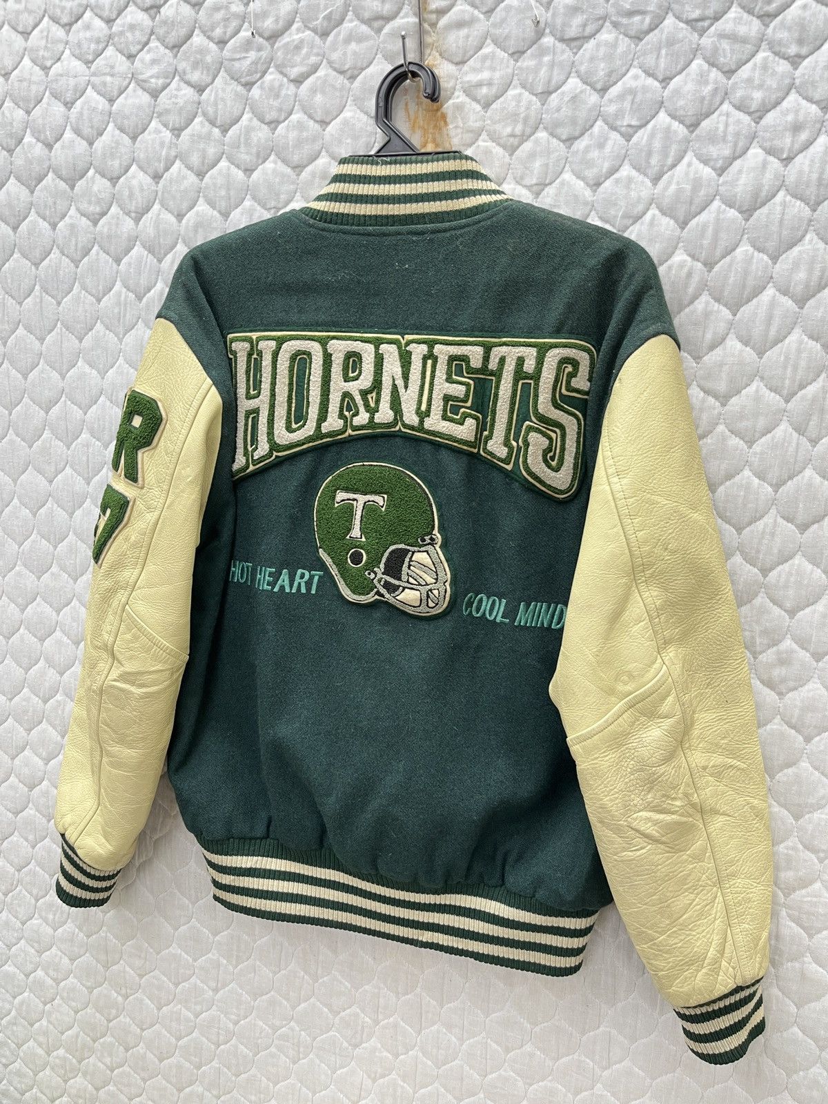 Vintage 🔥🔥🔥STEALS VTG HORNET AMERICAN FOOTBALL VARSITY JACKET Size US M / EU 48-50 / 2 - 5 Thumbnail