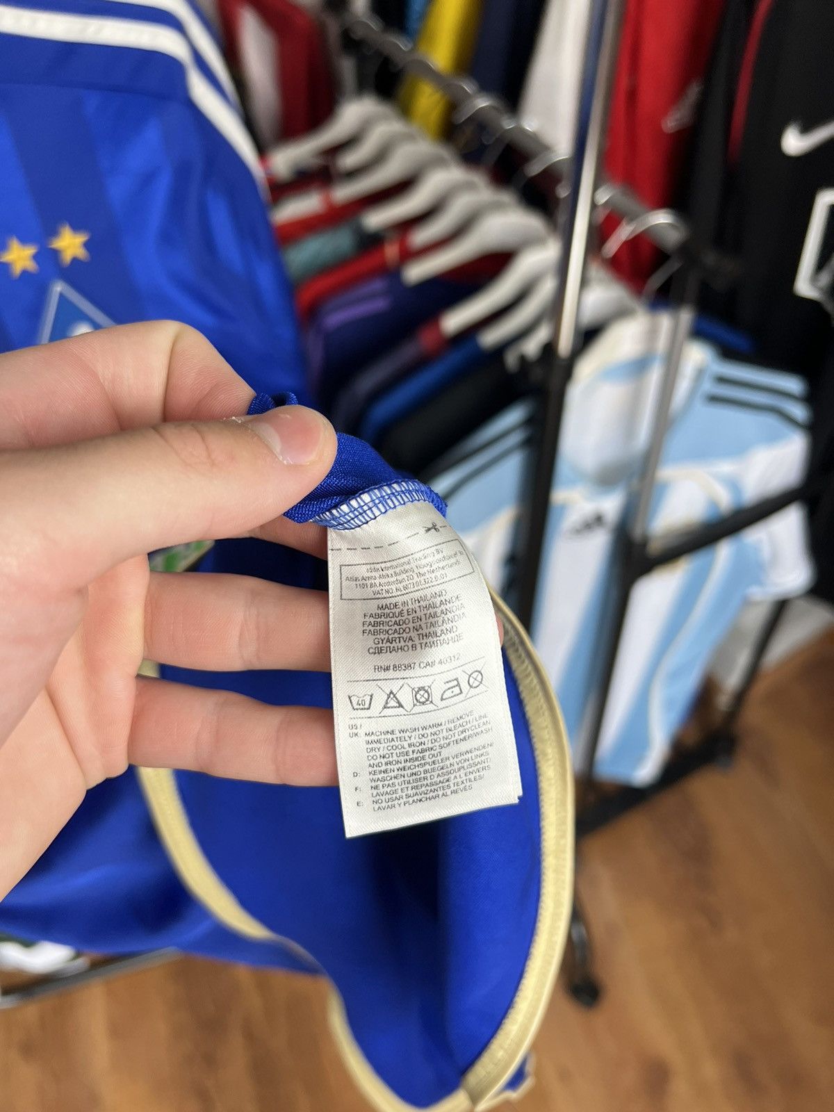 Adidas Jersey Adidas Dynamo Kyiv 2011/12 Roman Eremenko #23 Size US M / EU 48-50 / 2 - 10 Thumbnail