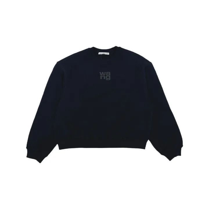Alexander Wang Alexander Wang Black Oversized Letter Print Sweatshirt - Size M / US 6-8 / IT 42-44 - 2 Thumbnail