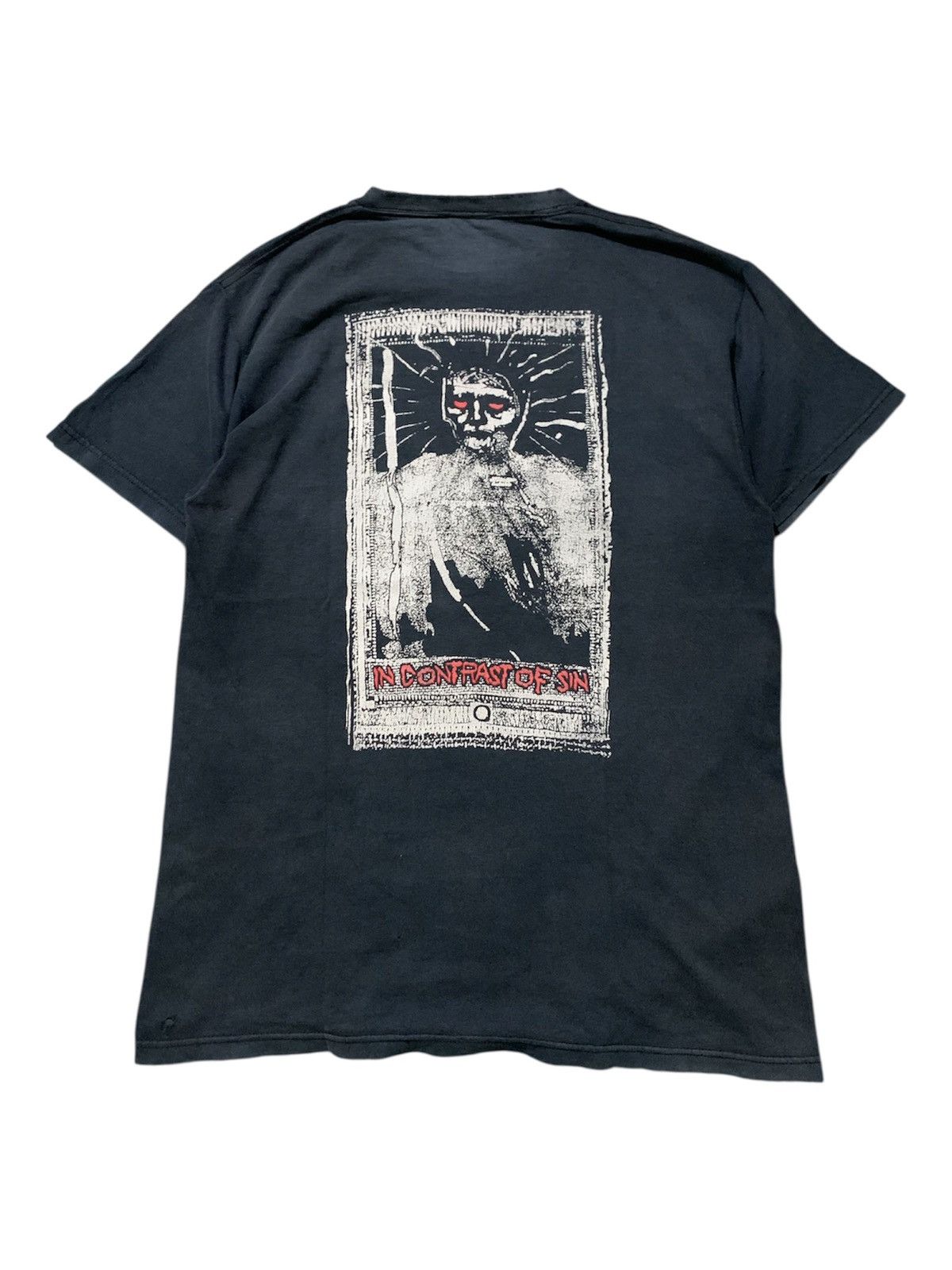Band Tees × Vintage Vintage Late 90s Integrity In Contrast Of Sin Tee Size US M / EU 48-50 / 2 - 3 Thumbnail