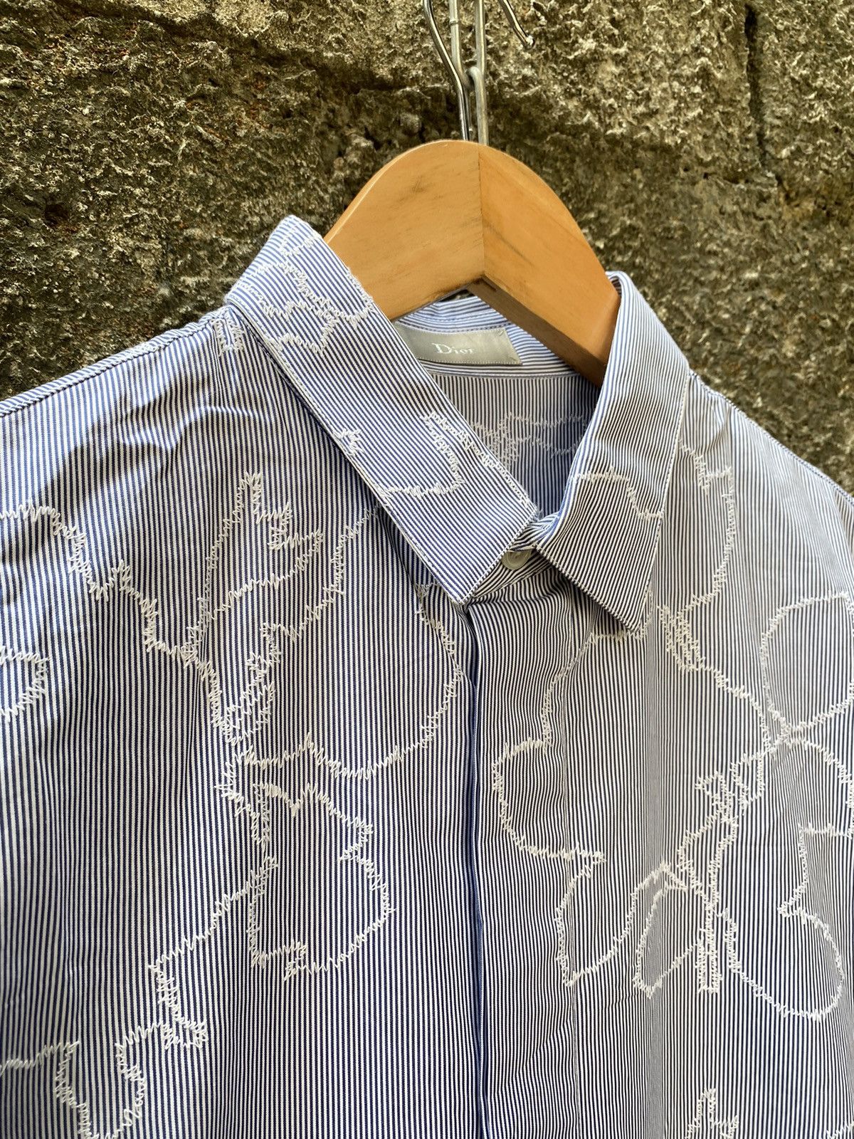 Dior Embroidered Shirt Size US S / EU 44-46 / 1 - 5 Thumbnail