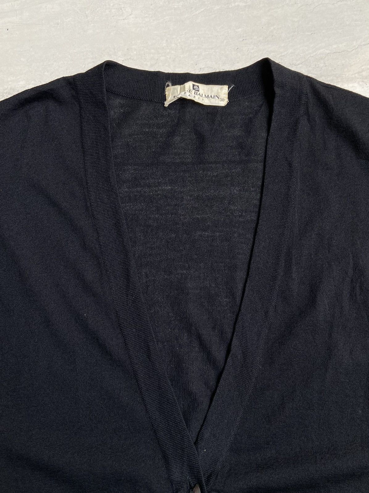 Pierre Balmain PIERRE BALMAIN Black Cardigan Size US S / EU 44-46 / 1 - 4 Thumbnail