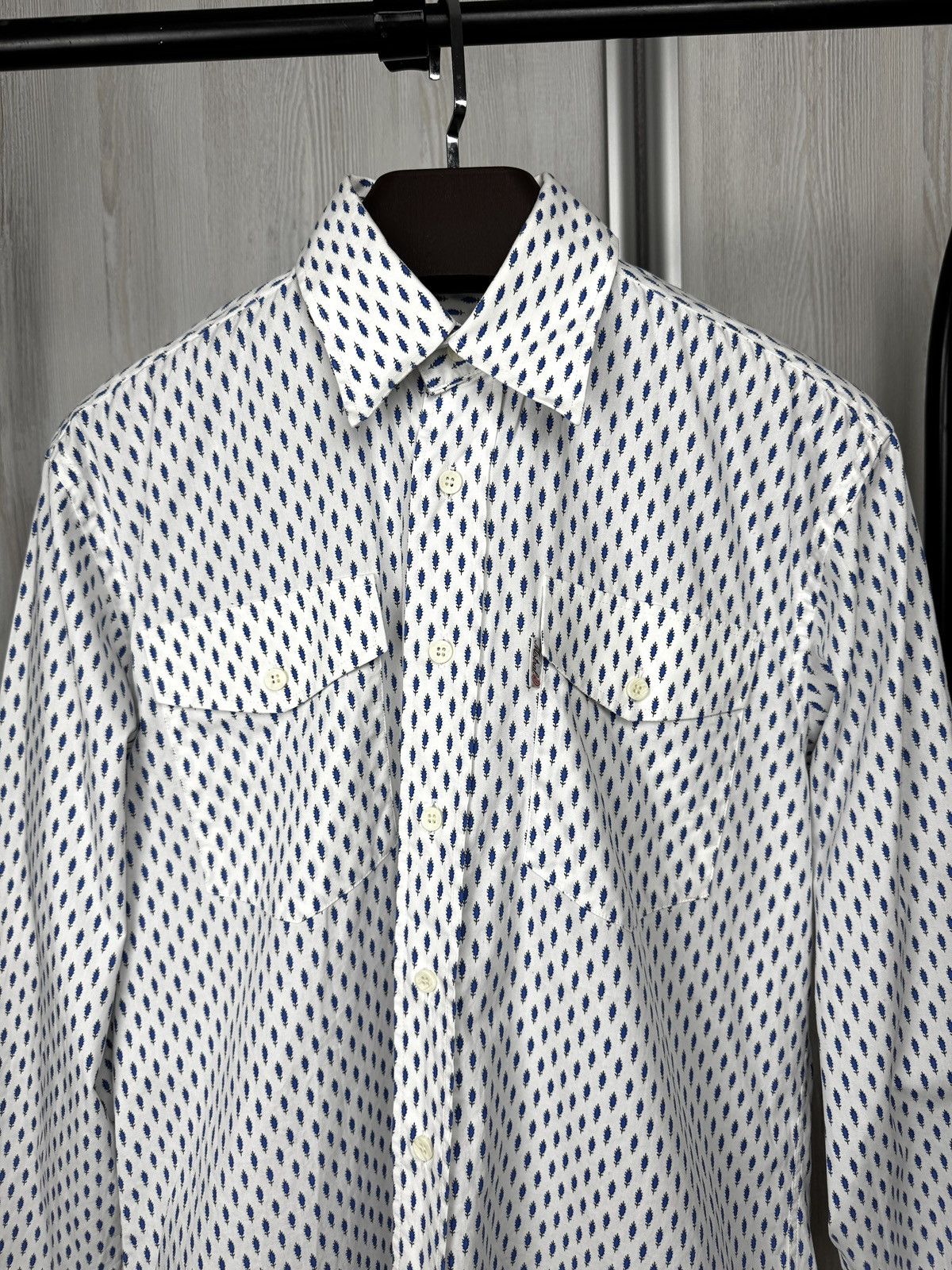 Vintage Vntg 80's MISTRAL French Western Style Floral Pattern Shirt Size US S / EU 44-46 / 1 - 3 Thumbnail