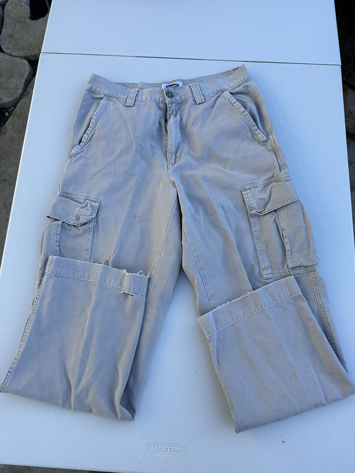 Gap Khaki baggy gap pants Size US 30 / EU 46 - 1 Thumbnail
