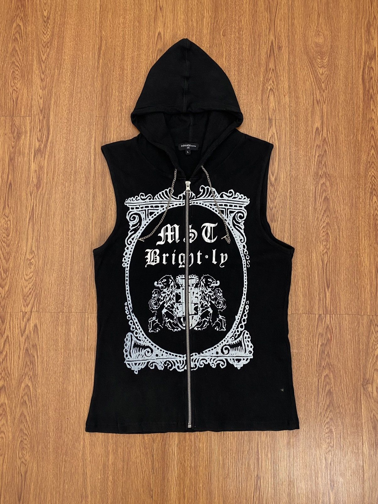In The Attic × Japanese Brand × Le Grande Bleu (L.G.B.) In the attic homme sleeveless hoodie Size US L / EU 52-54 / 3 - 1 Thumbnail