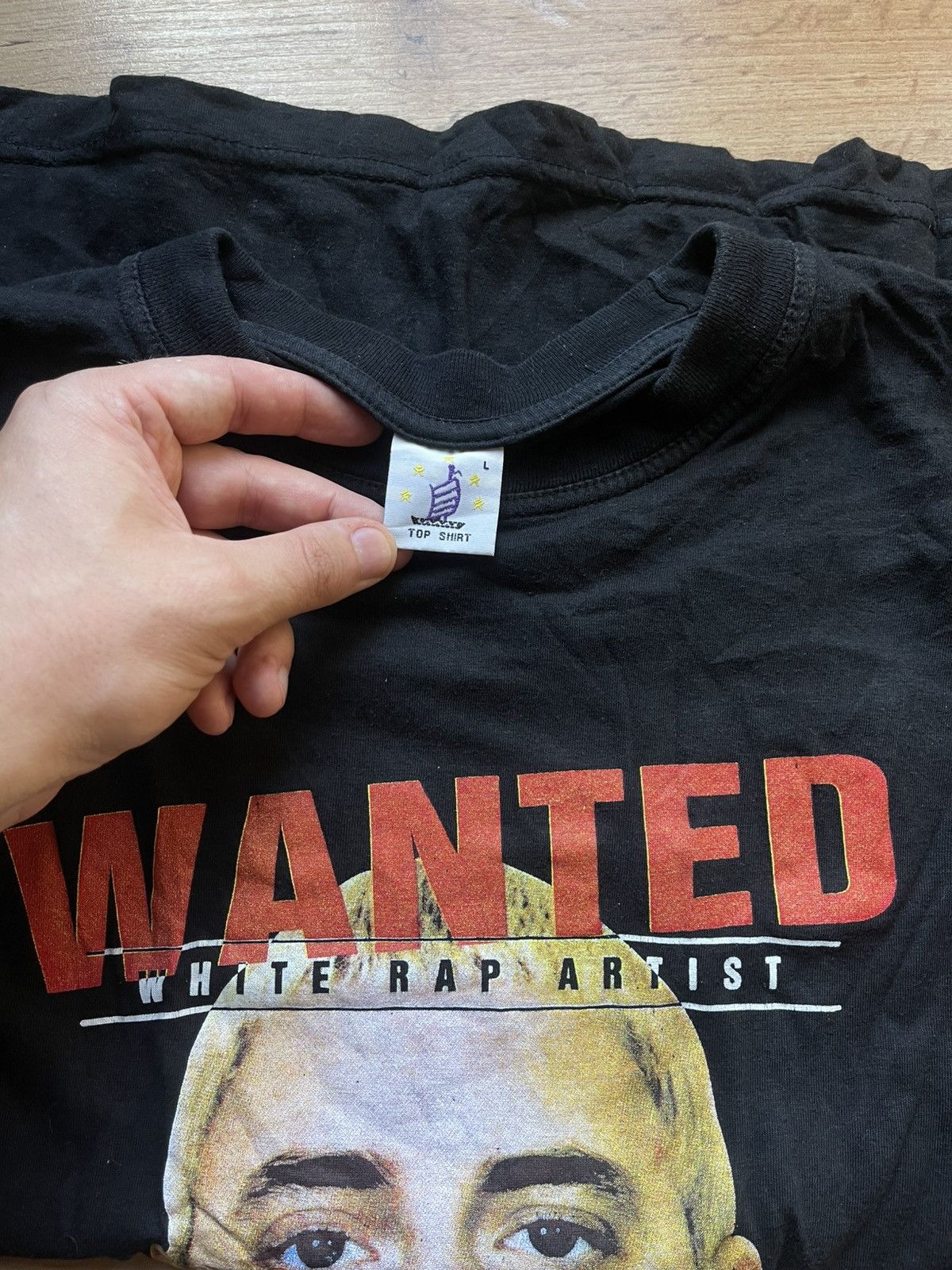 Eminem Y2K Eminem Wanted vintage black tee Size US L / EU 52-54 / 3 - 7 Thumbnail