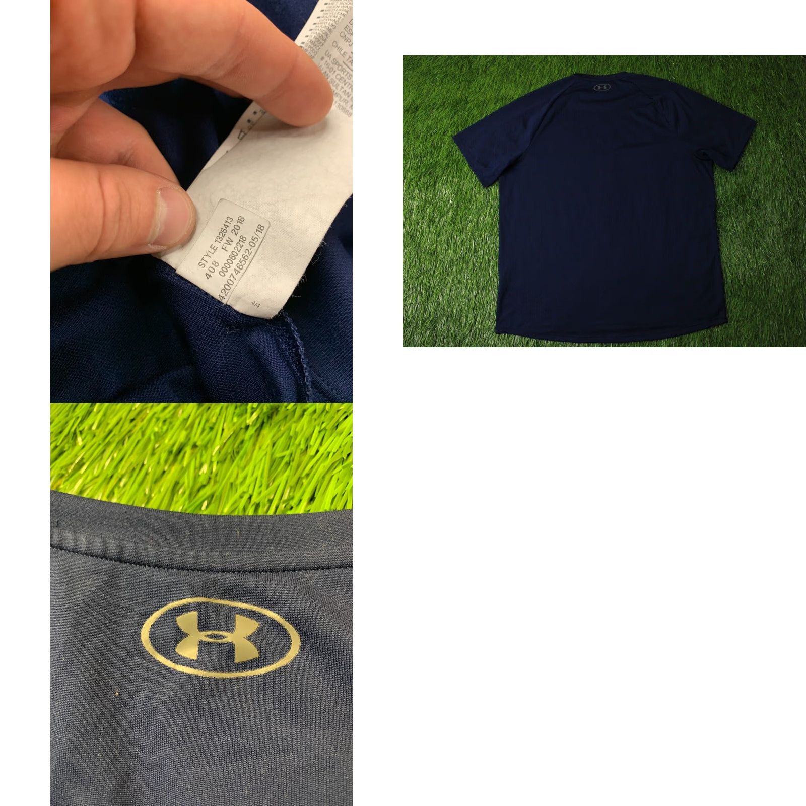Under Armour Under Armour Tech Tee Jersey XL Navy Blue Men Short Sleeve T-Shirt 2018 Training CrossFit Jersey Size US XL / EU 56 / 4 - 8 Thumbnail