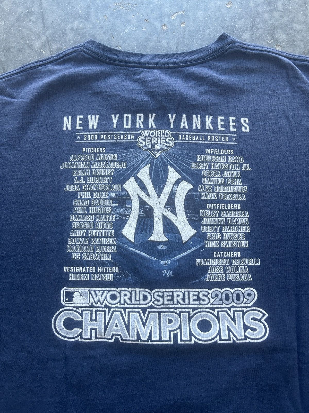 New York Yankees × Vintage Y2K 2009 New York Yankees World Series Champions Tee Size US XXL / EU 58 / 5 - 6 Thumbnail