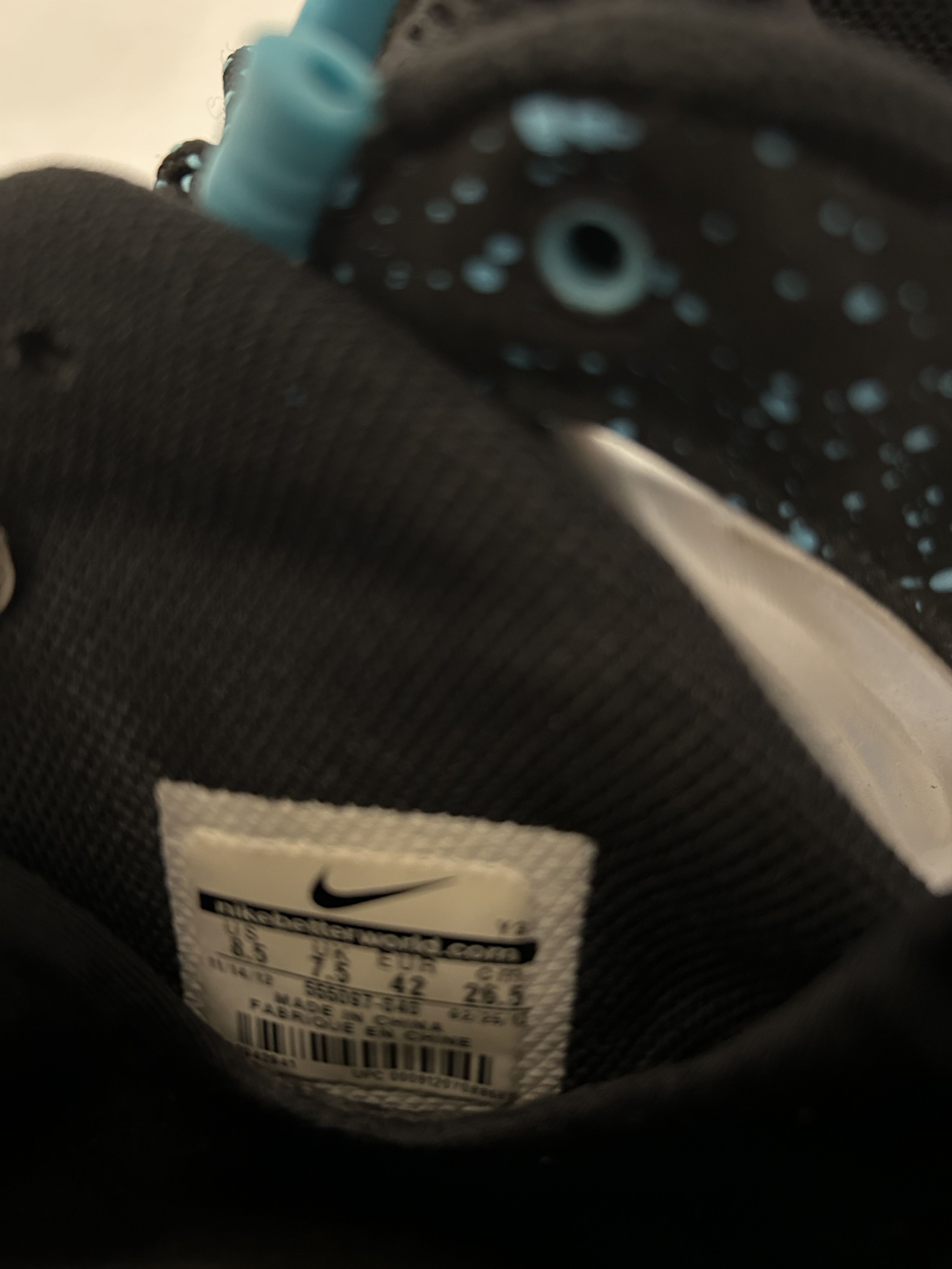 Nike Blue & silver gamma Barkley Foamposite Size US 8.5 / EU 41-42 - 5 Thumbnail