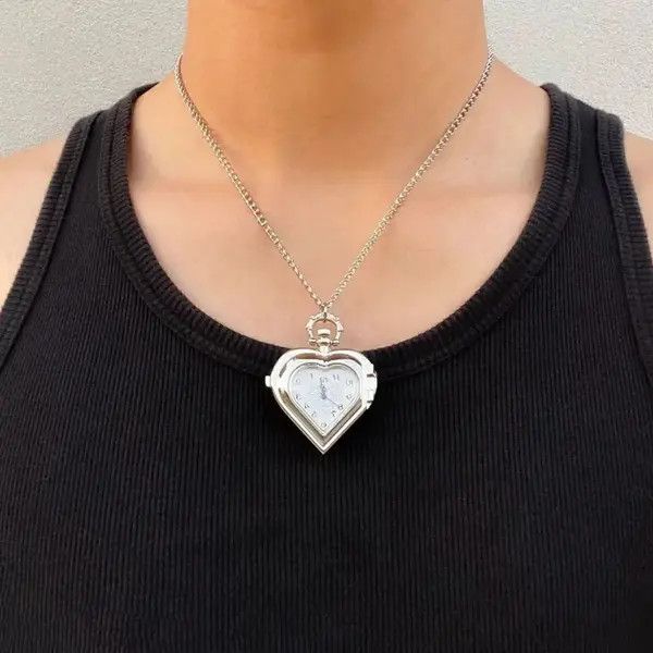 Jewelry Kimiko x Misac Love Pocket Watch Pendant Necklace Size ONE SIZE - 1 Thumbnail