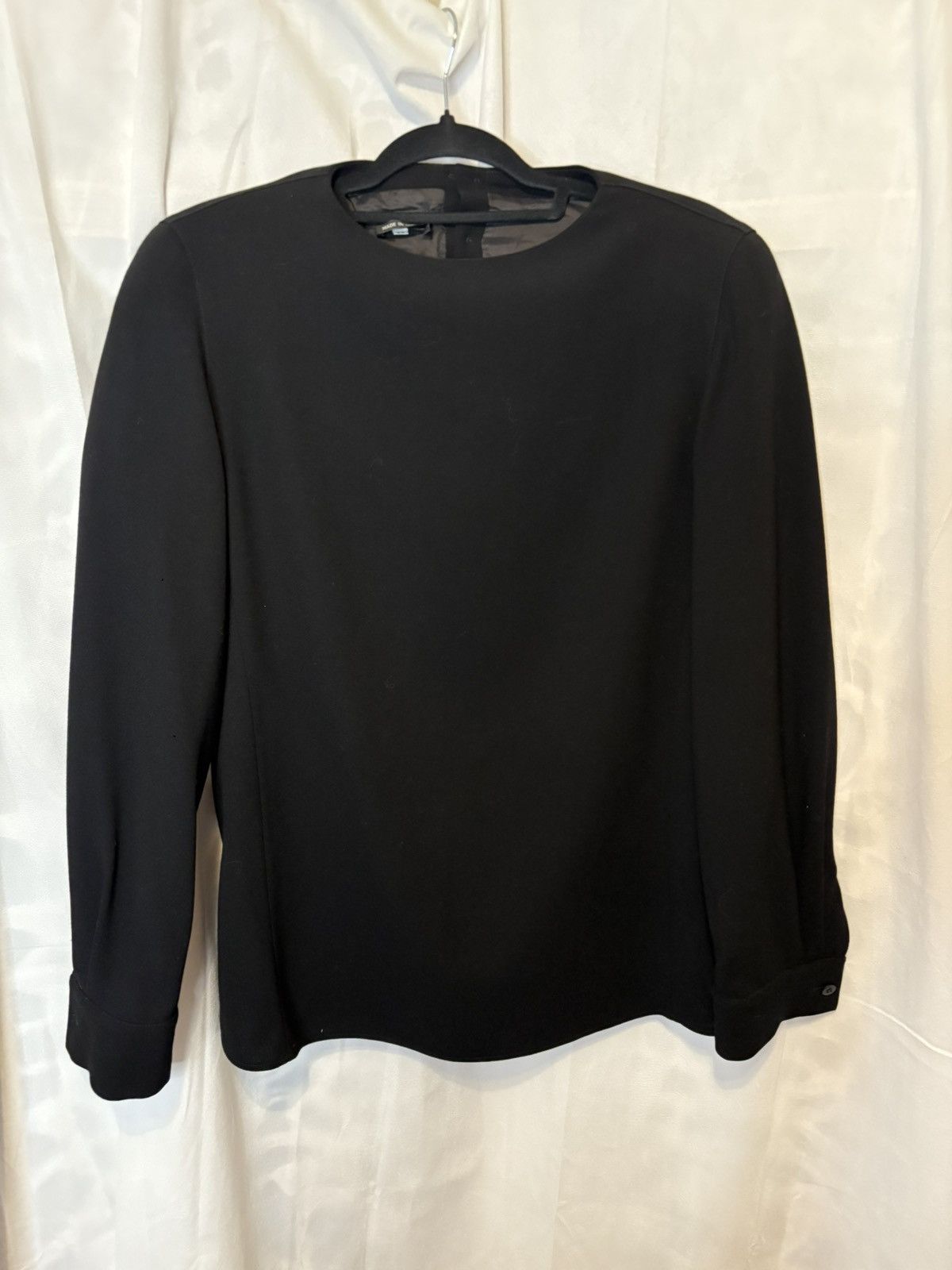 Giorgio Armani × Vintage Vintage Giorgio Armani Blouse - 100% Pure New Wool Size XS / US 0-2 / IT 36-38 - 1 Thumbnail